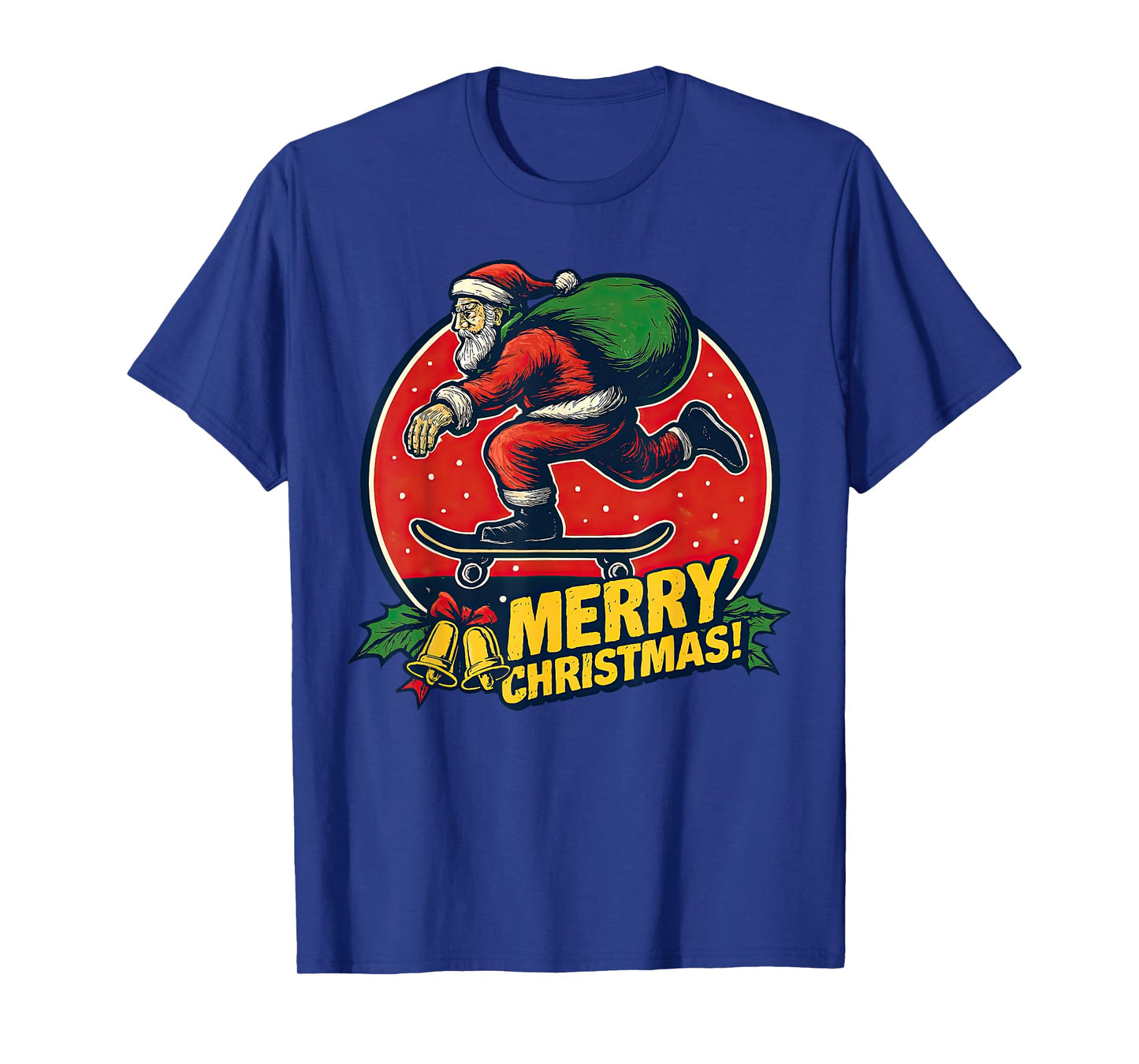 Cool Hip Hop Santa Graffiti Christmas Breakdancer T-Shirt