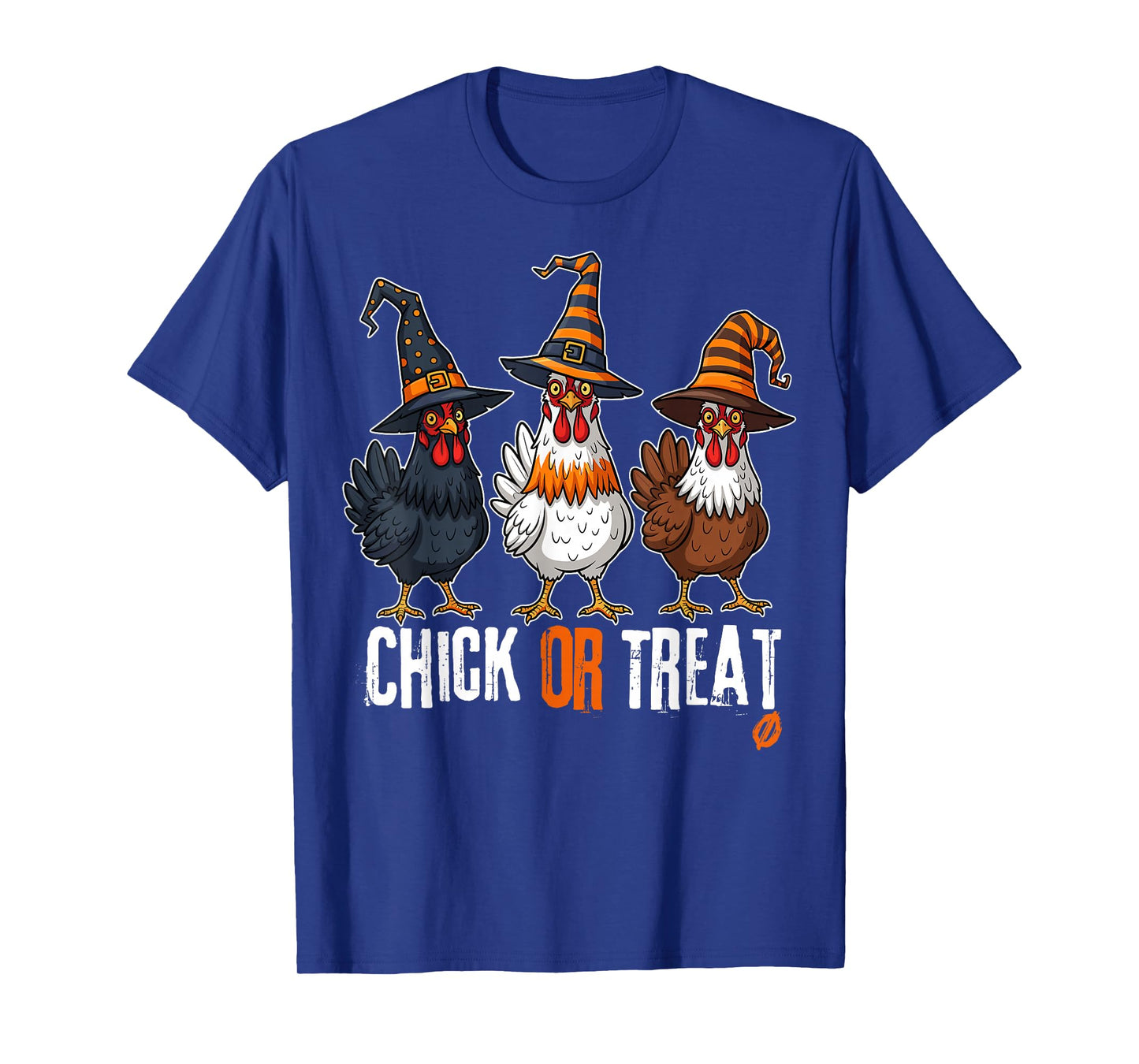 Chick Or Treat Halloween Witch Spooky Chicken Farmer T-Shirt