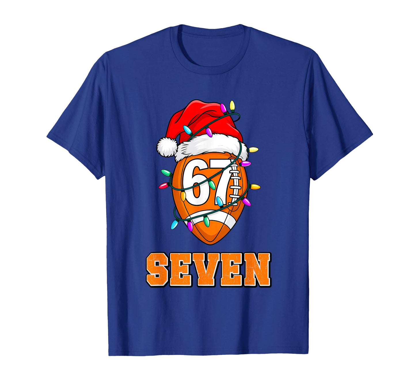 67ENDY Xmas Football β Six & Seven Matching Couple 7 T-Shirt