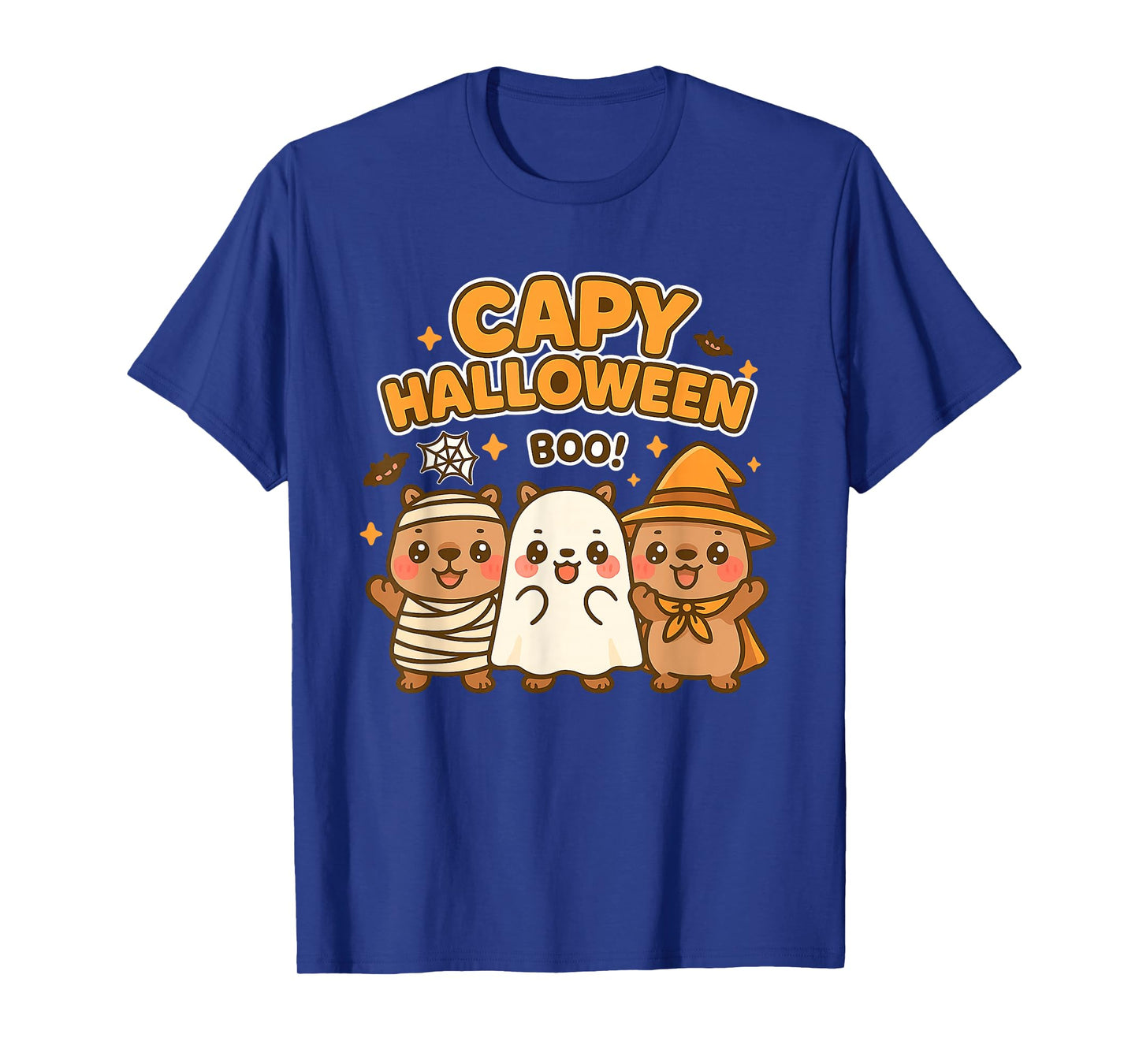 Capy Halloween Boys Girls Cute Capybara Halloween Costume T-Shirt