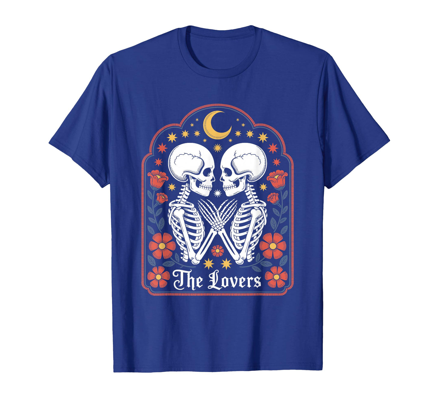The Lovers Tarot Card Occult Goth Halloween Gothic T-Shirt