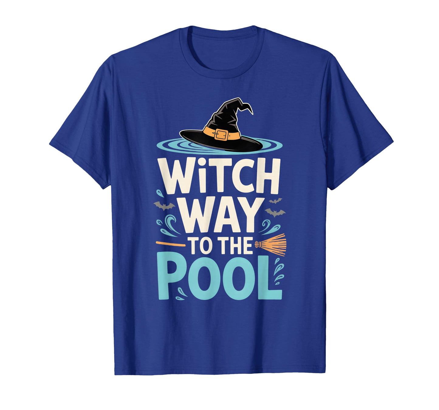 Halloween Swimming Witch Way to The Pool T-Shirt