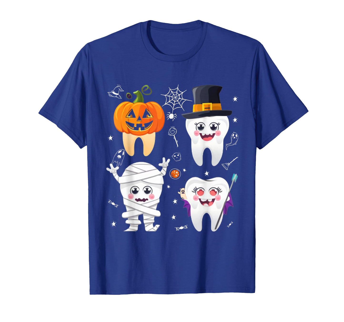 Halloween Dentist Witch Teeth Dental Crew Costume Men Women T-Shirt