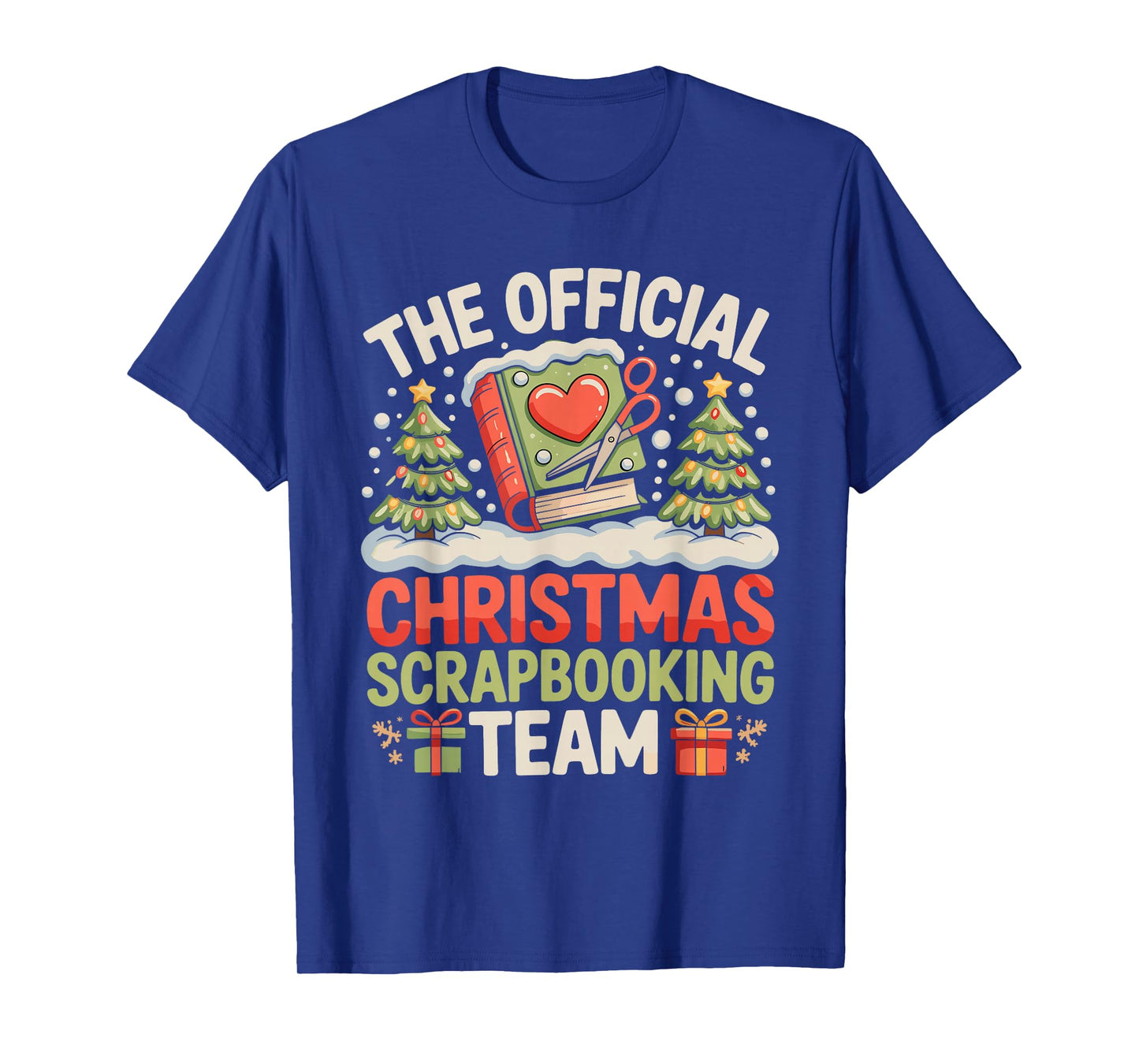 The Official Christmas Scrapbooking Team Family Holiday T-Shirt