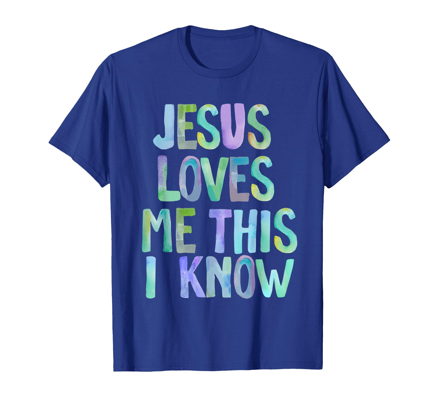 Jesus Loves Me This I Know Christian Saying Bible Verse T-Shirt