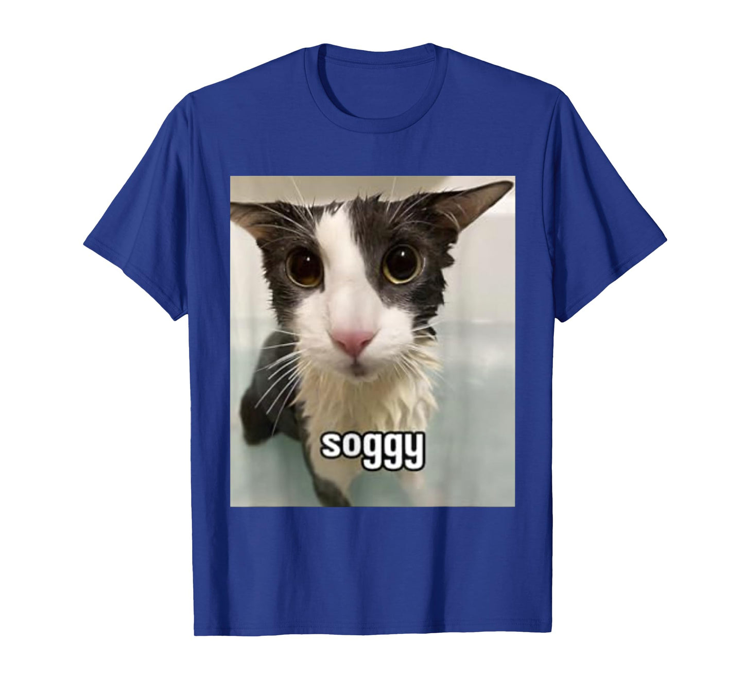Silly Soggy Cat Funny T-Shirt