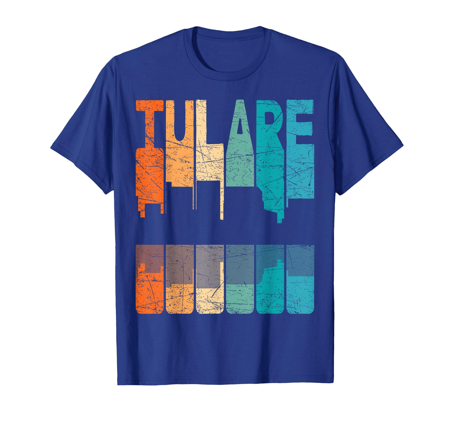 Tulare Vintage Tulare California Retro Tulare Skyline T-Shirt