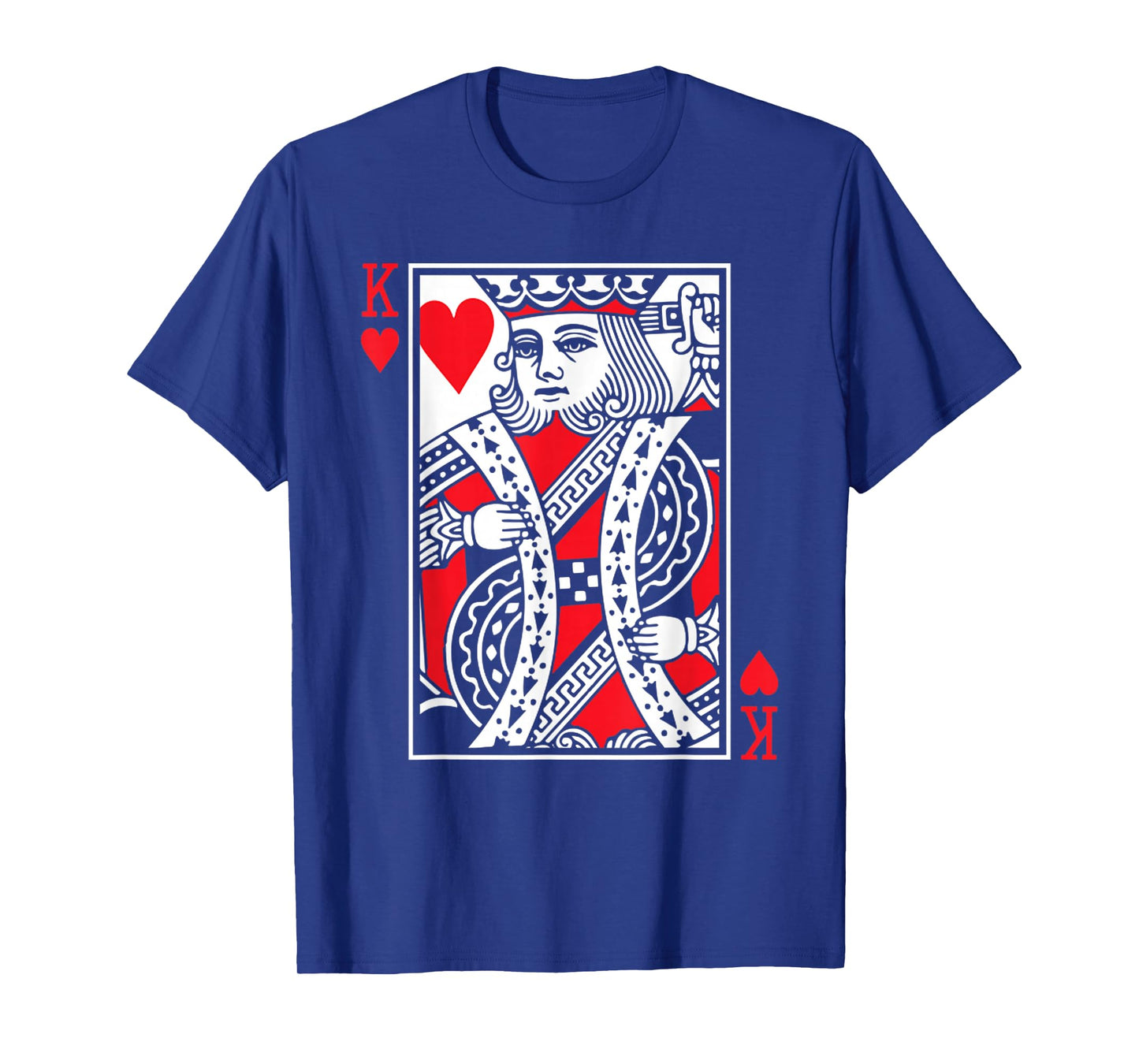 King Of Hearts Valentines Day Cool V-Day Couple Matching T-Shirt