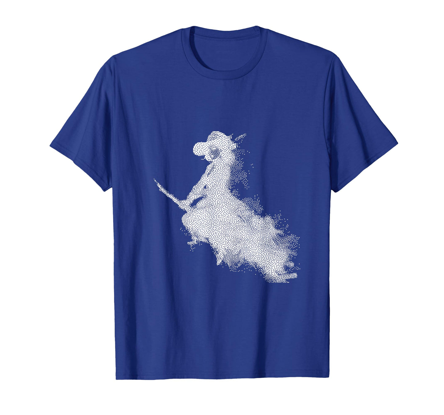 Enchanted Witch Flying Broom Halloween T-Shirt