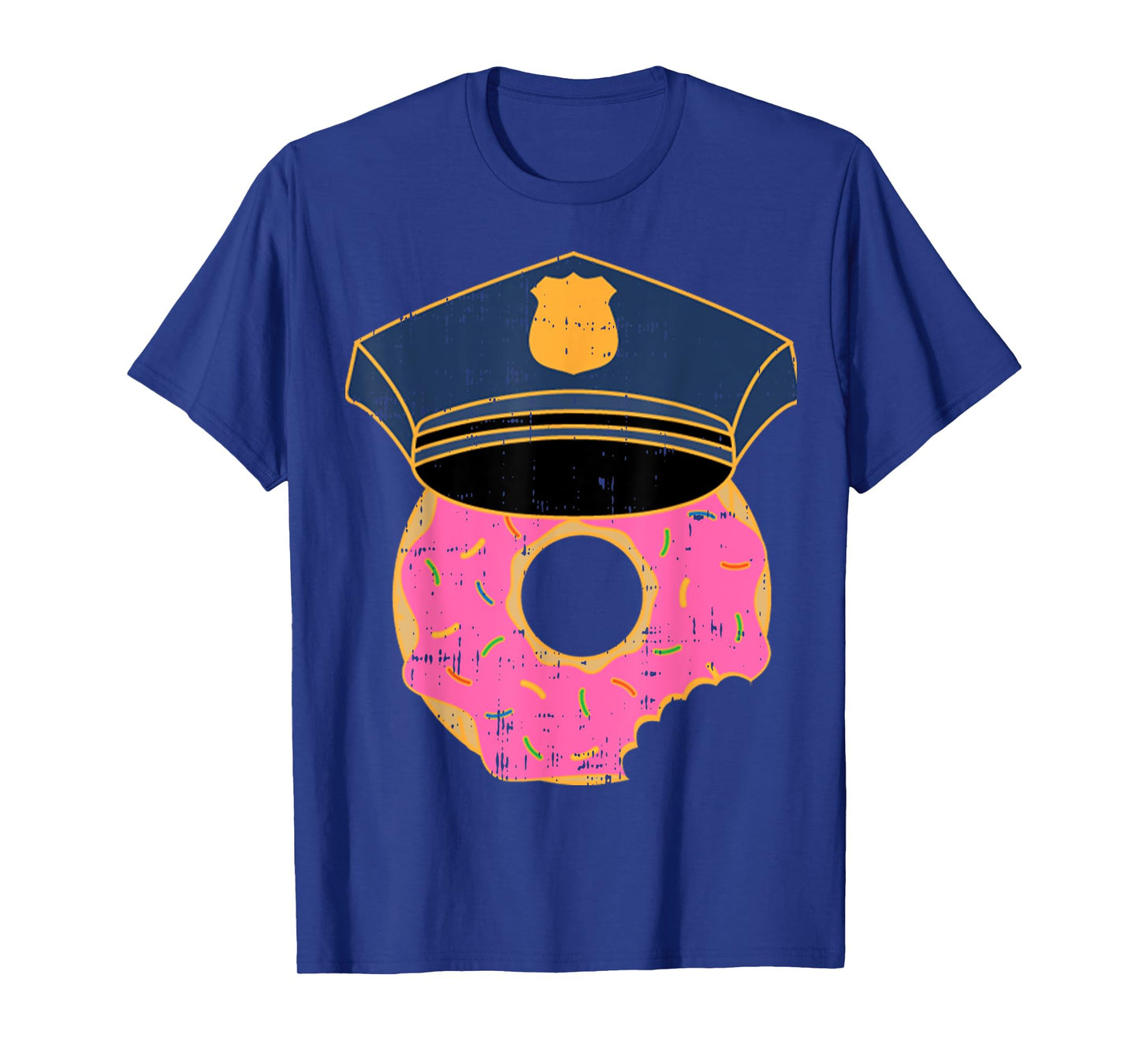 Donut Sprinkles Police Hat Cop Awesome Doughnut Food Gift T-Shirt