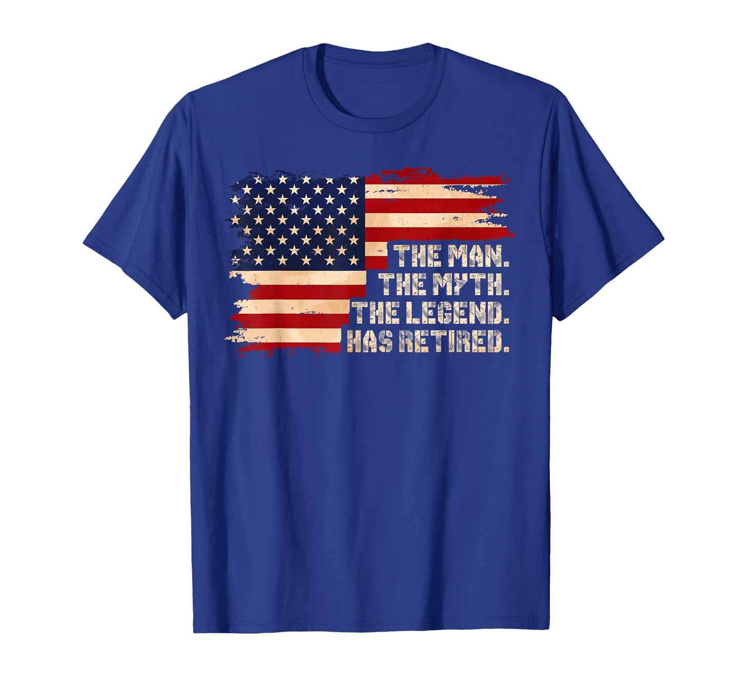 Retirement The Legend Has Retired American Flag For Men Male T-Shirt