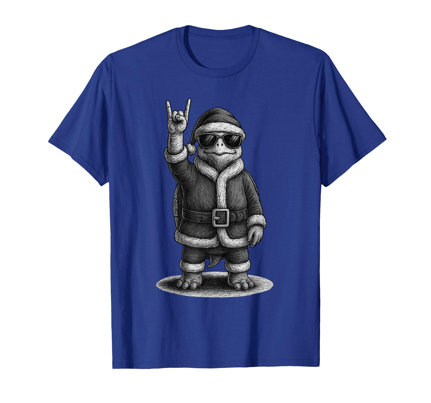 Tortoise Rock Music Christmas Reptile Lover T-Shirt