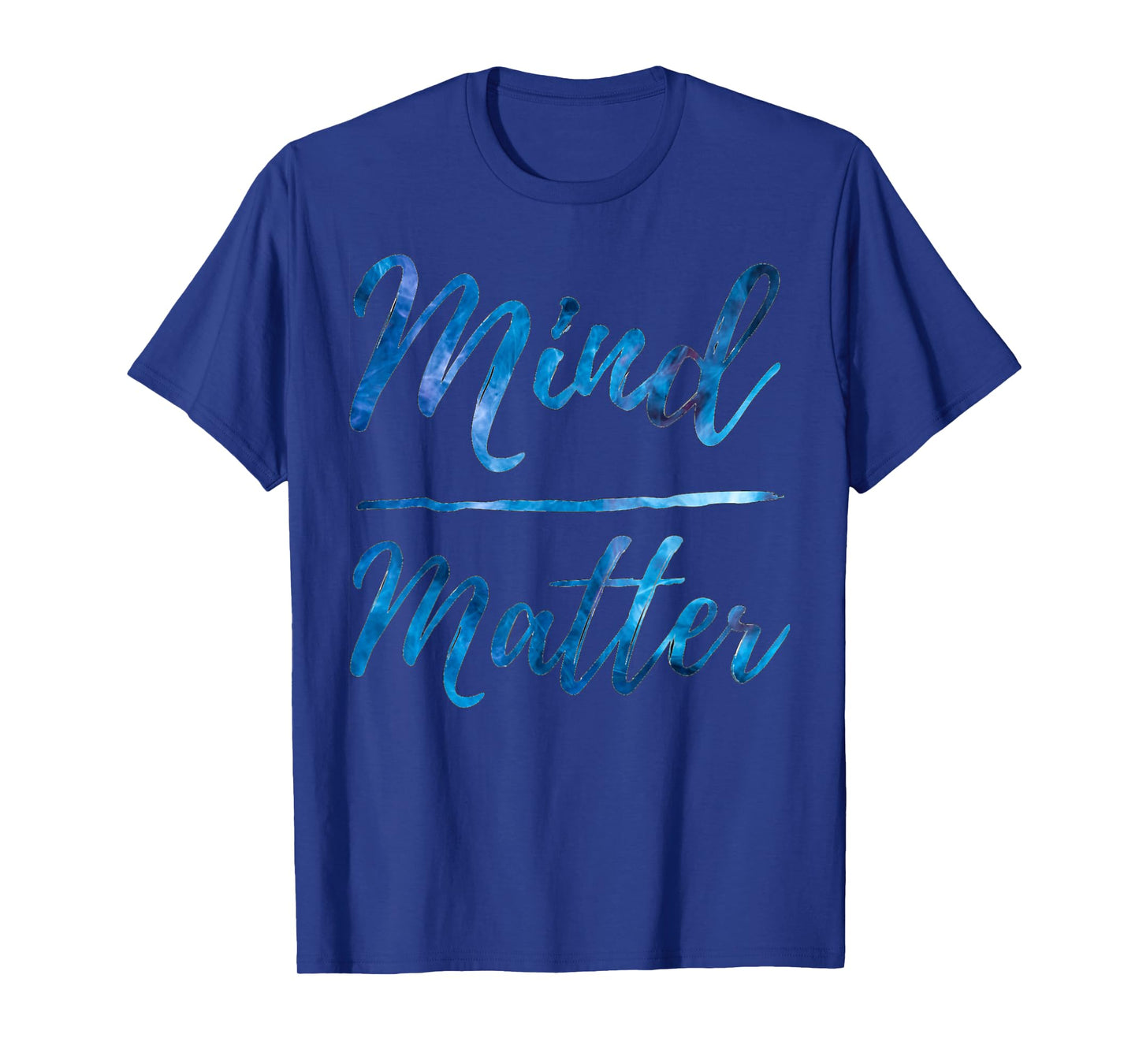 Inspirational Motivational Gym Quote Mind over Matter T-Shirt