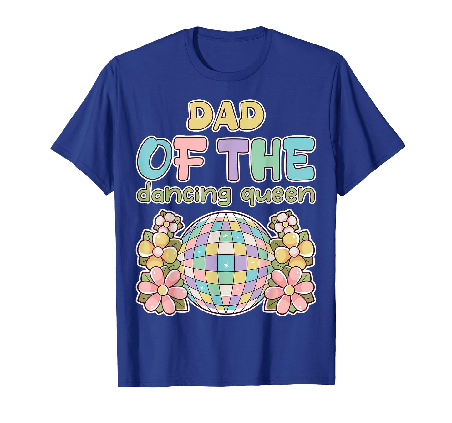 Dad of the Dance Queen Retro 17th Birthday Family Party T-Shirt