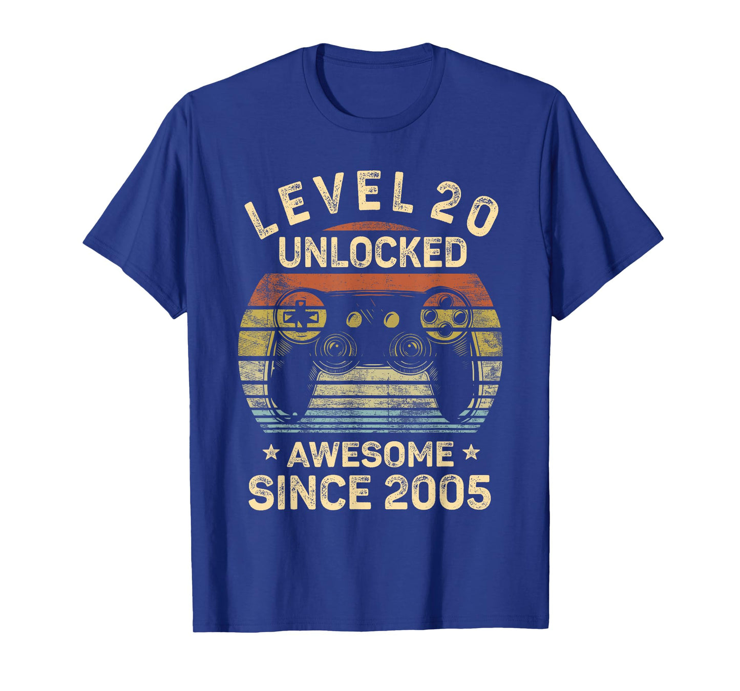 Level 20 Unlocked 20th Birthday 20 Year Old Gifts Gamer Bday T-Shirt