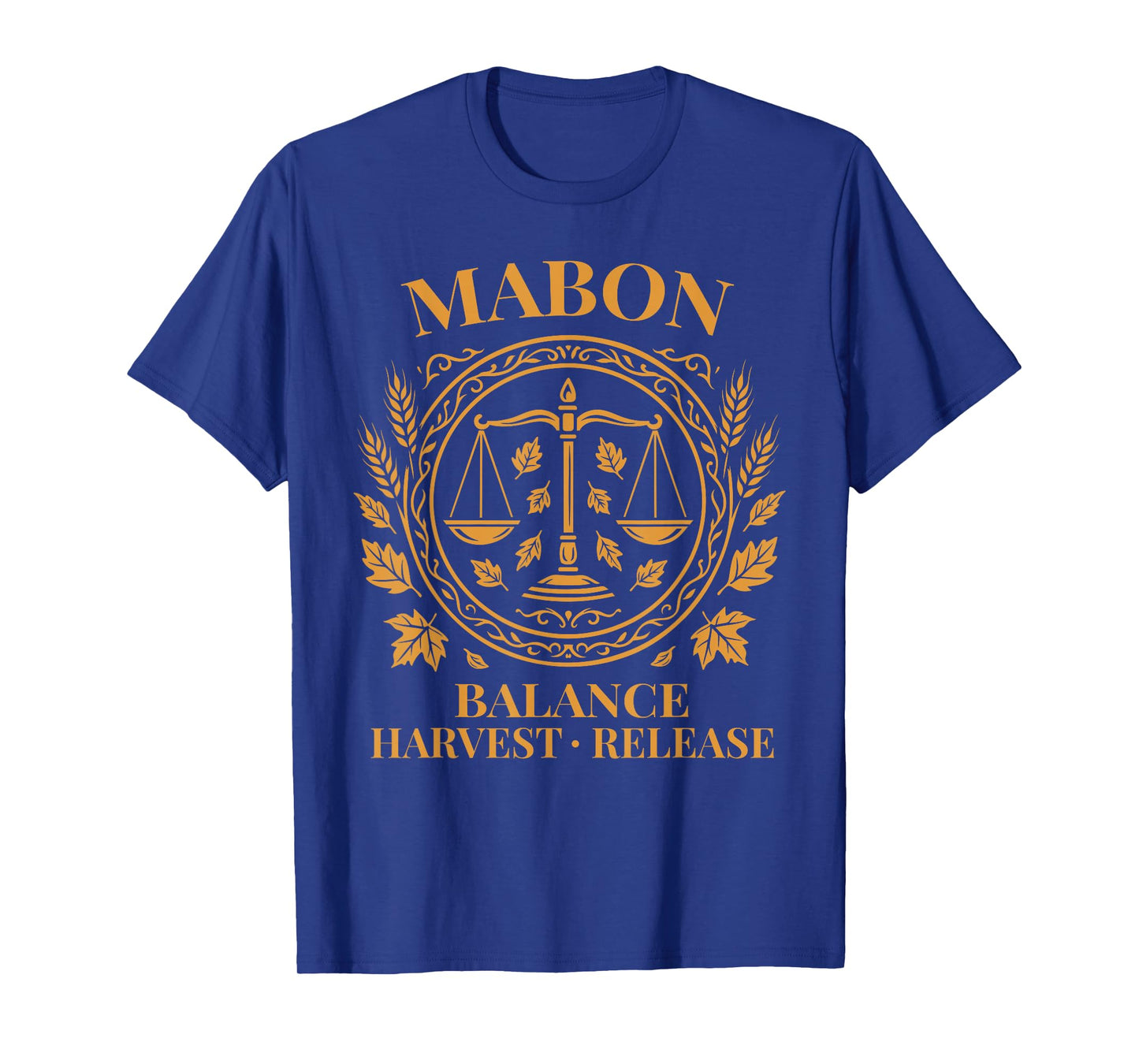 Mabon Balance Symbol for Fall Equinox Pagan Harvest Design T-Shirt