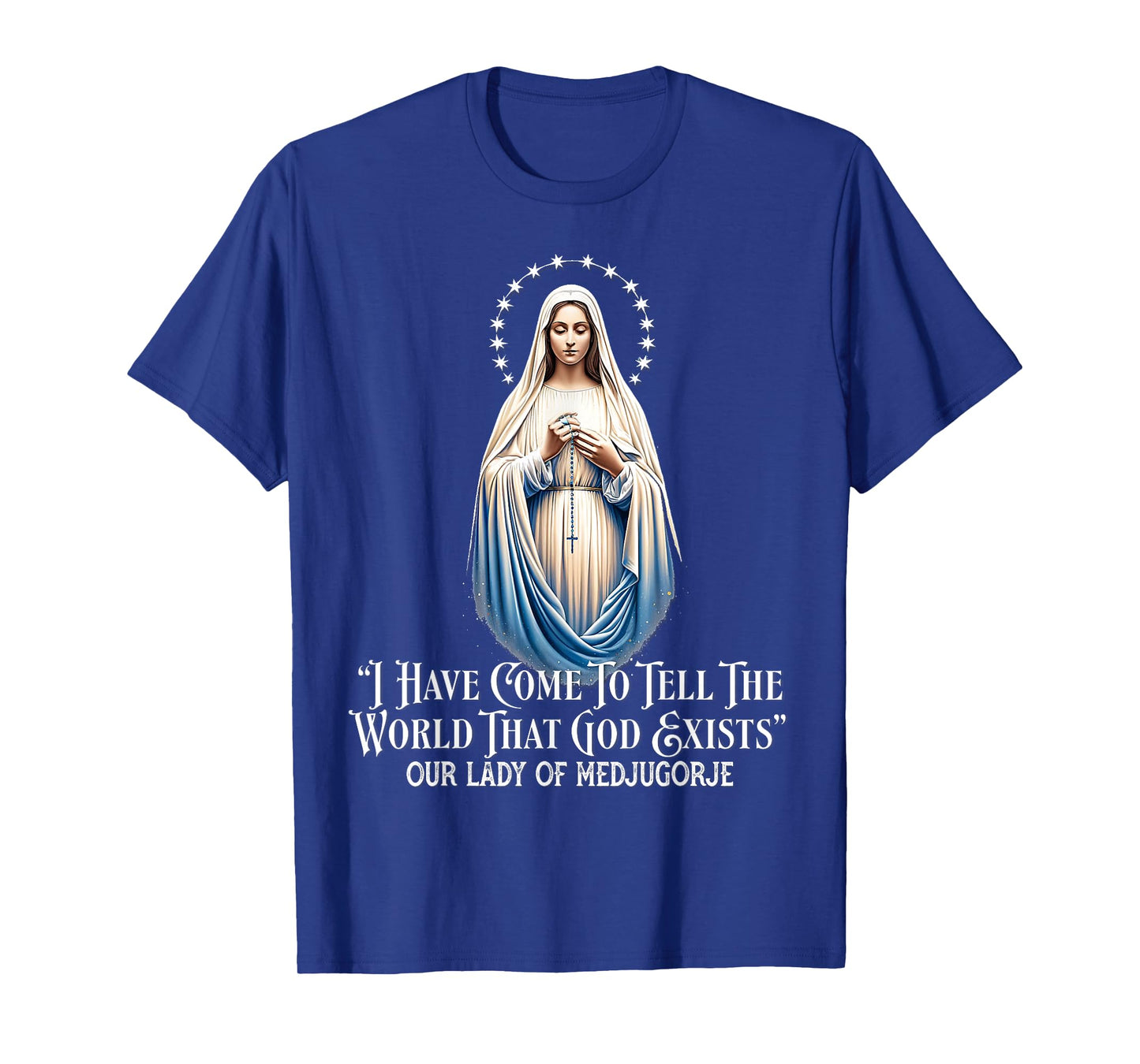 Our Lady of Medjugorje Pilgrimage Marian Catholic T-Shirt