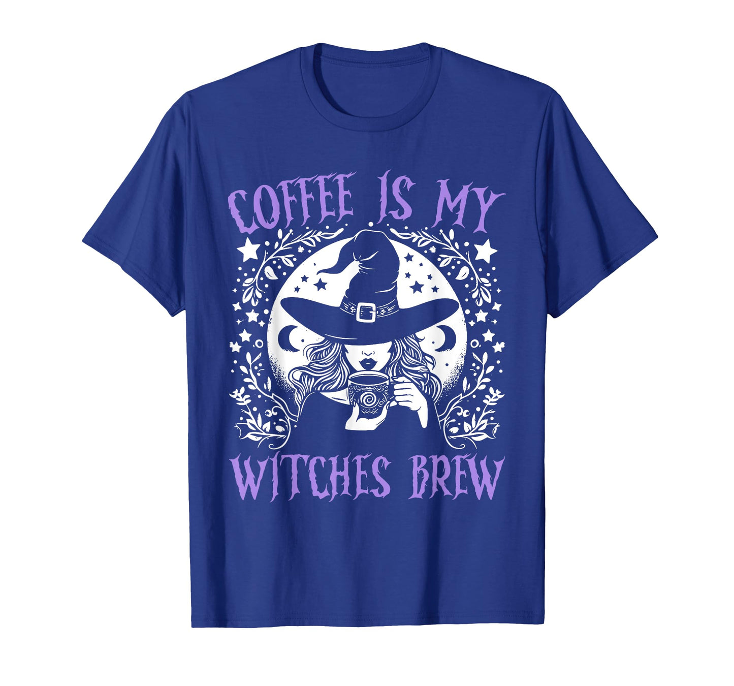 Coffee Is My Witches Brew Retro Halloween Witch Brew T-Shirt