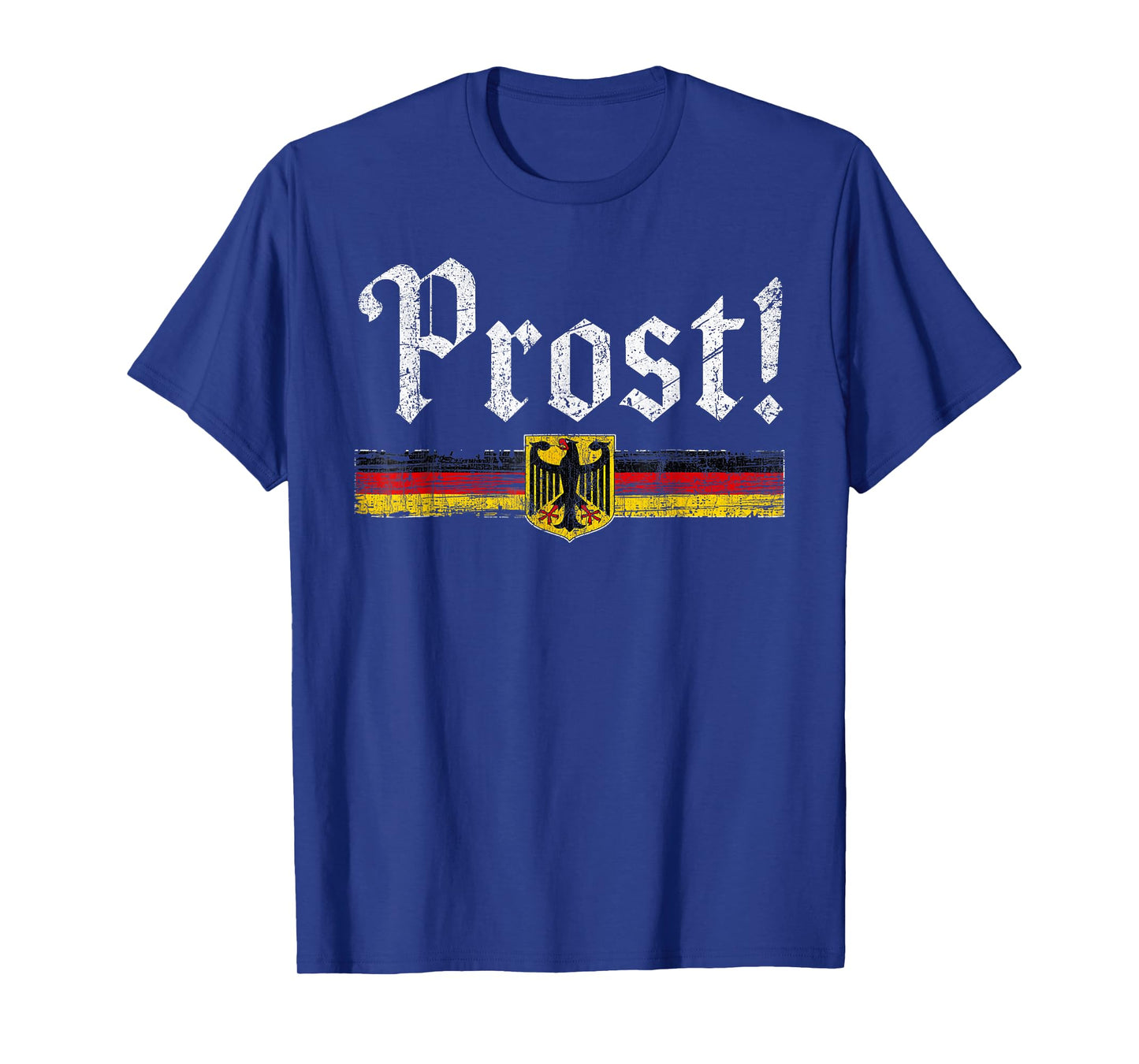 Oktoberfest Drinking Men Women Vintage German Flag Prost T-Shirt