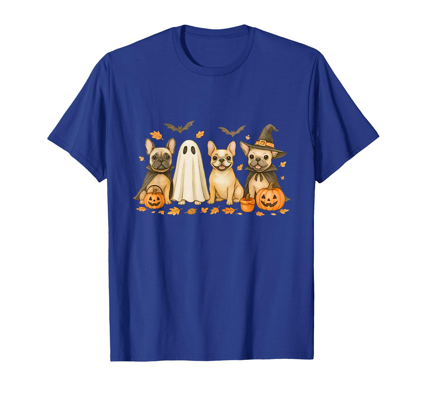 French Bulldog Halloween Fall Bulldog Witch Bulldog Dog Mom T-Shirt