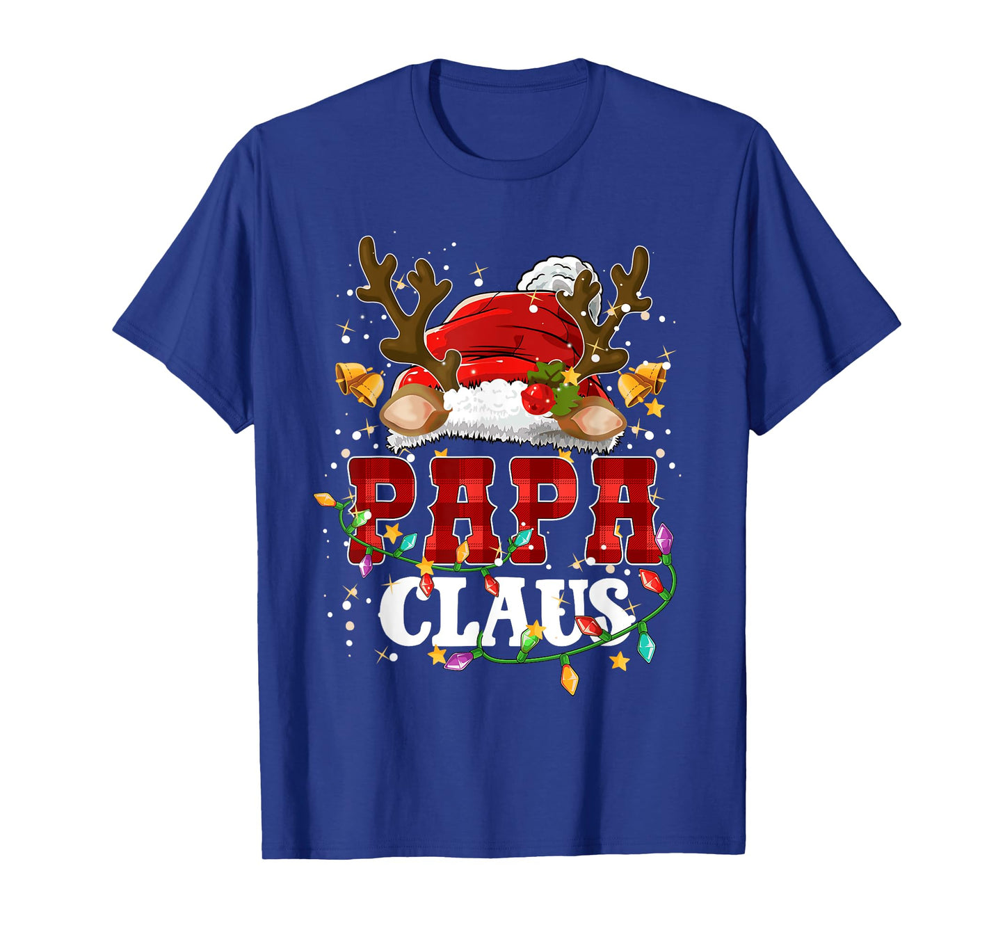 Christmas Papa Claus Pajamas Family Matching Grandpa Men T-Shirt