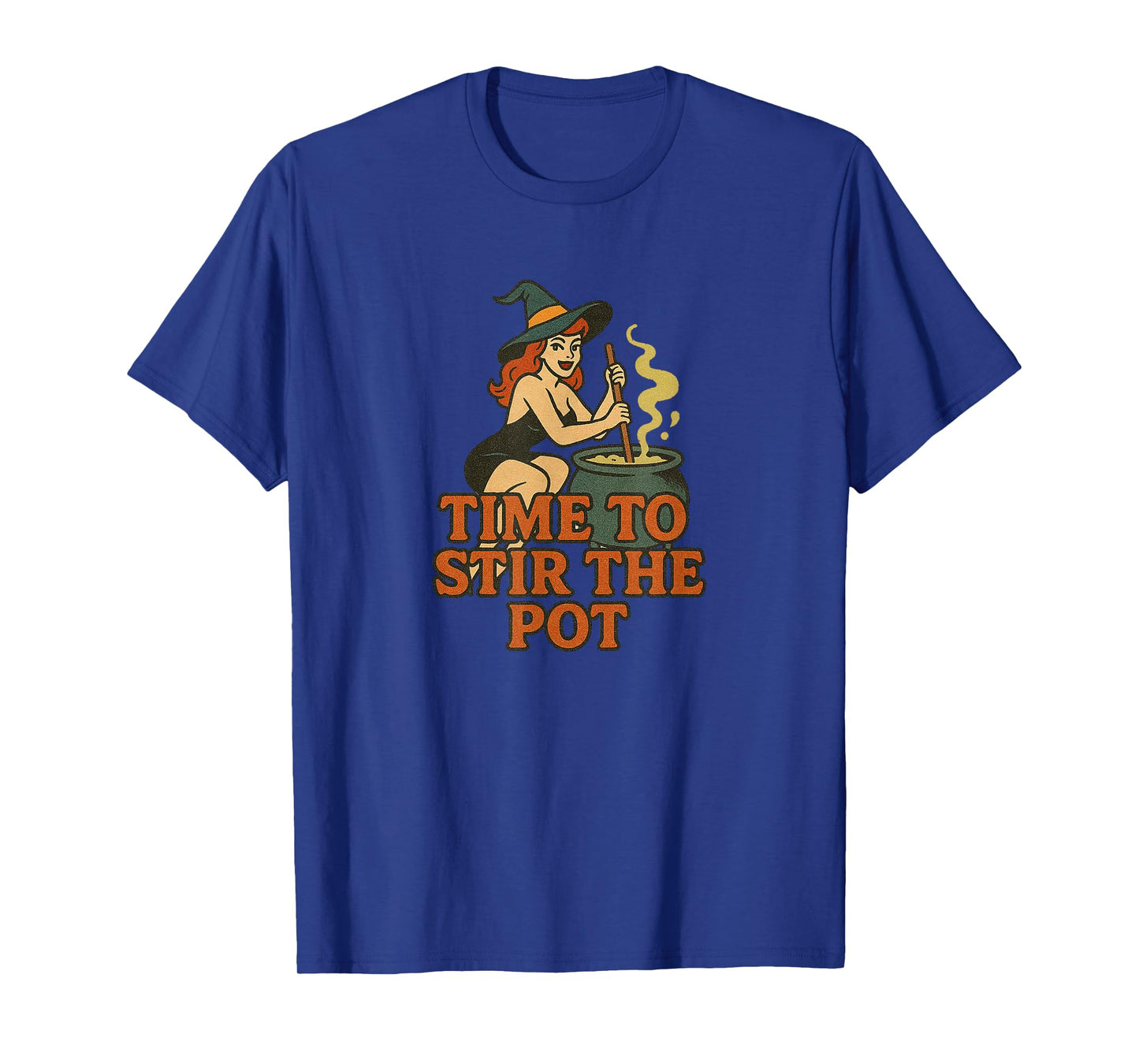 Time to Stir The Pot Halloween Witch T-Shirt