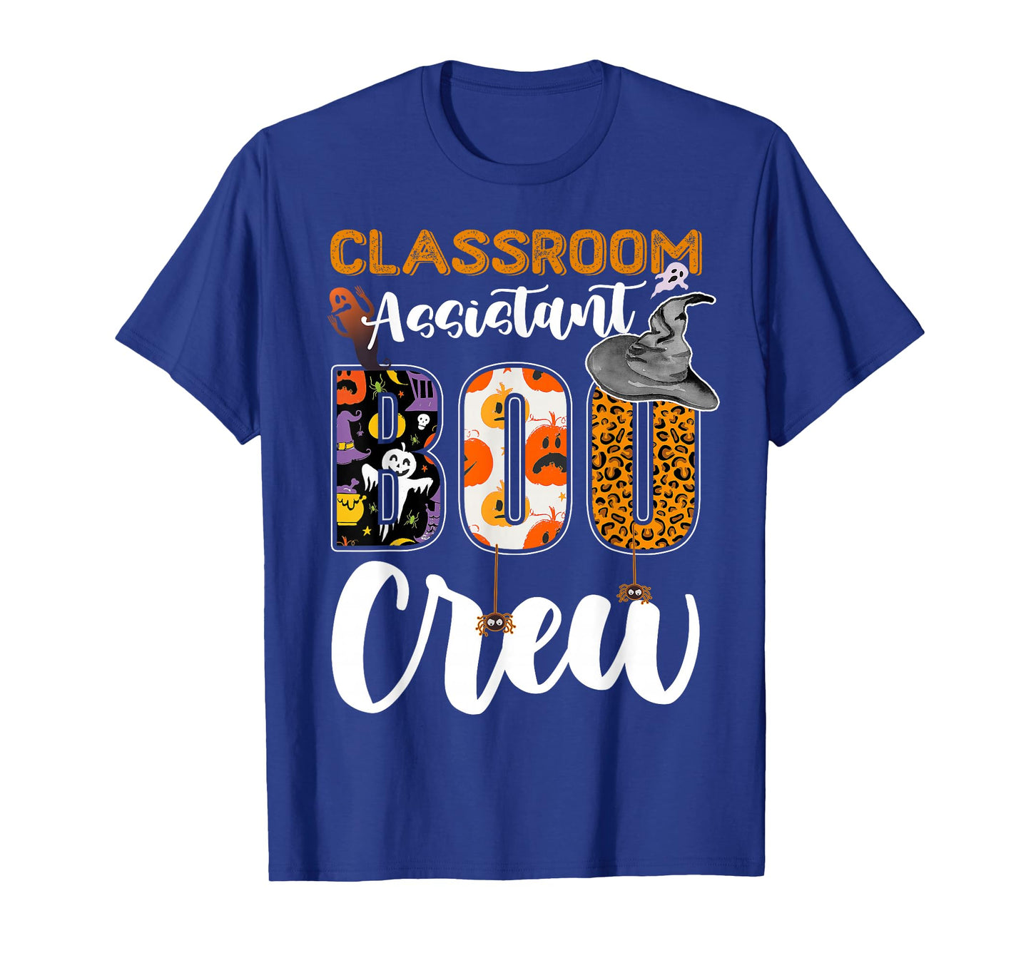 Classroom Assistant Boo Crew Halloween Match Paraeducator T-Shirt