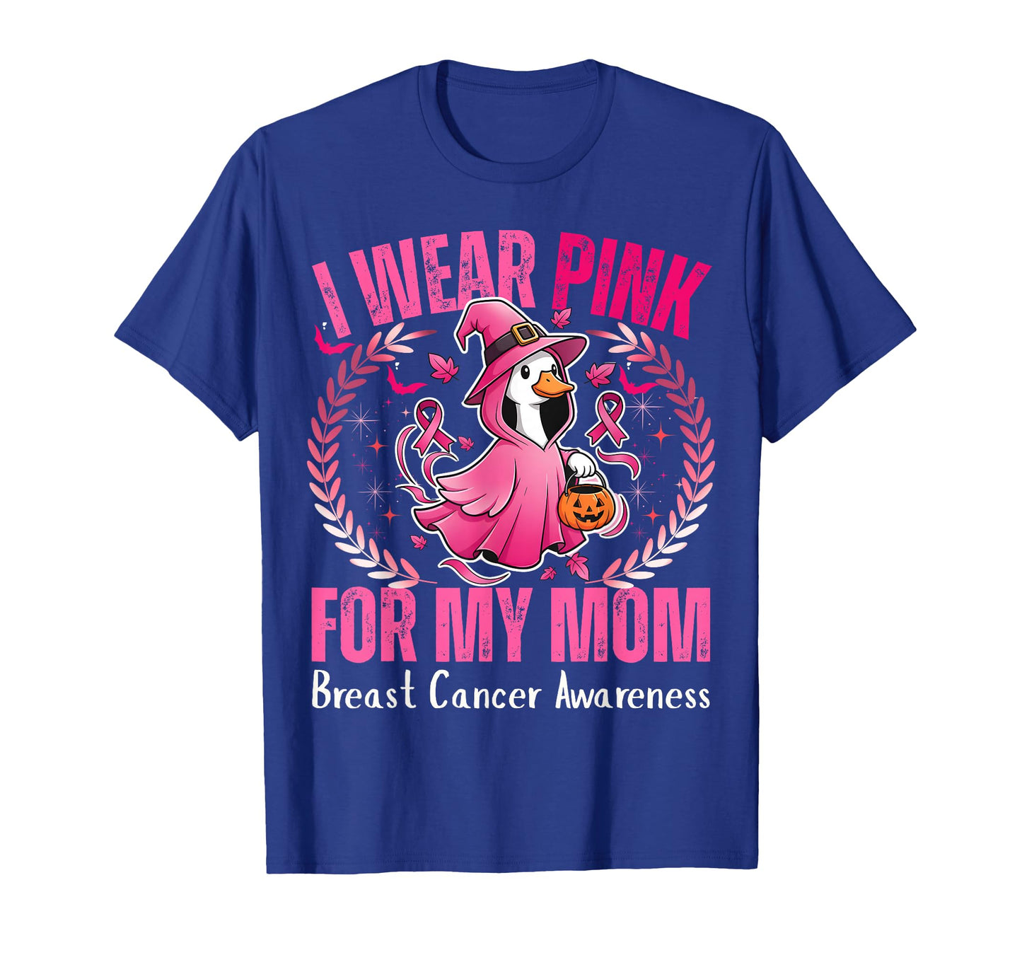 I Wear Pink for My Mom Breast Cancer Awareness tee Kid Women T-Shirt