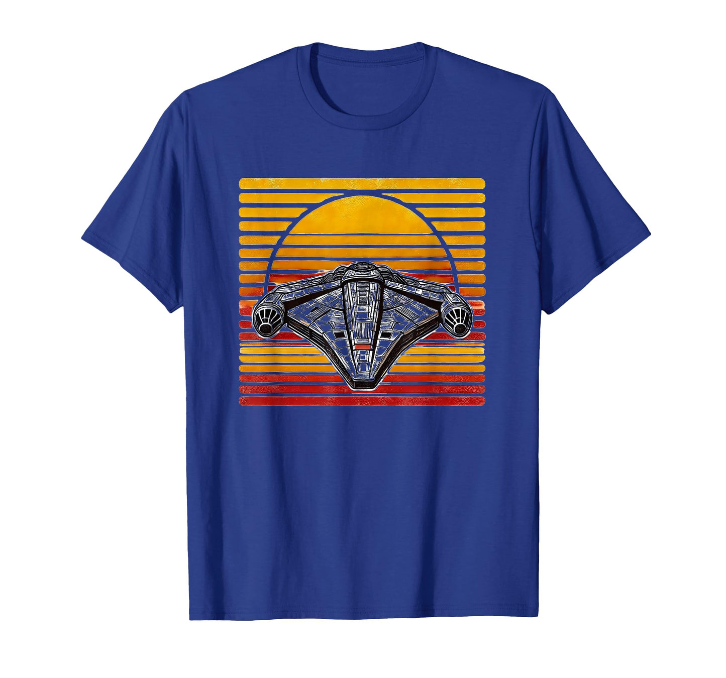 Retro Spaceship Vintage Sunset Sci-Fi T-Shirt