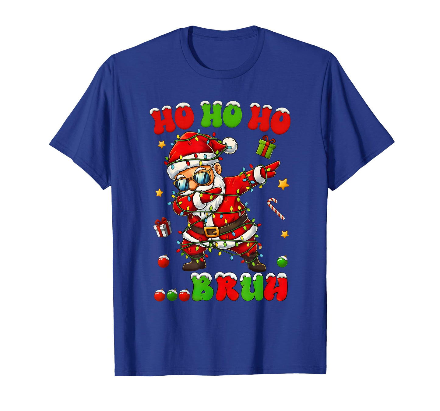 Ho Ho Ho Bruh Dab Santa Christmas Funny Kids Toddler Boys T-Shirt