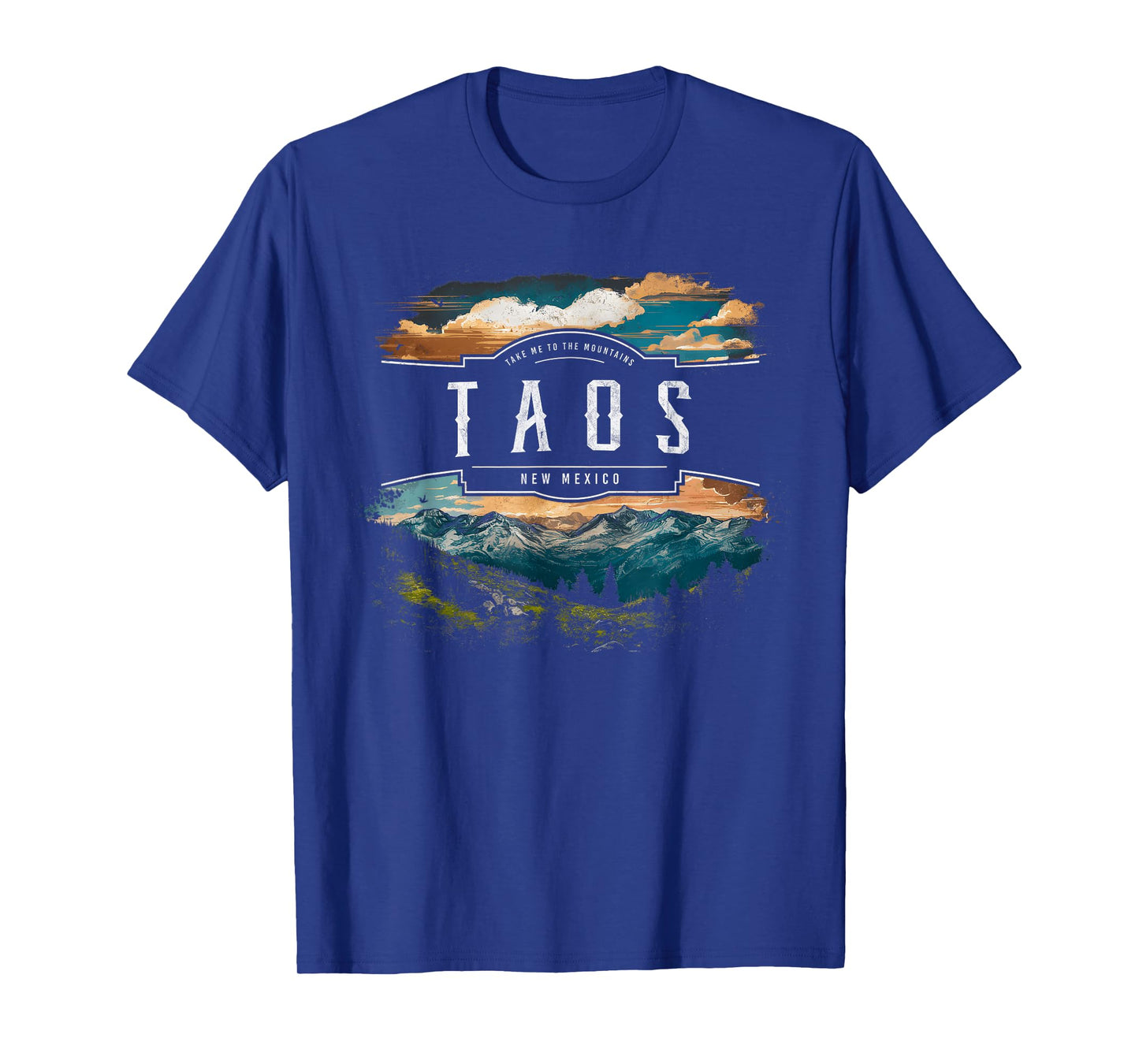 Taos Mountains New Mexico Hiking Outdoors Vintage T-Shirt