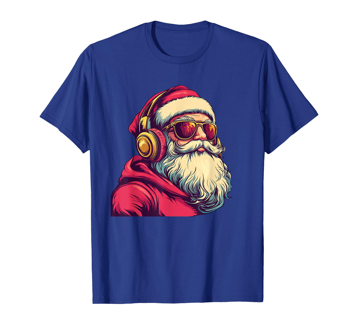 Cool Santa Claus Grooving Through The Season T-Shirt