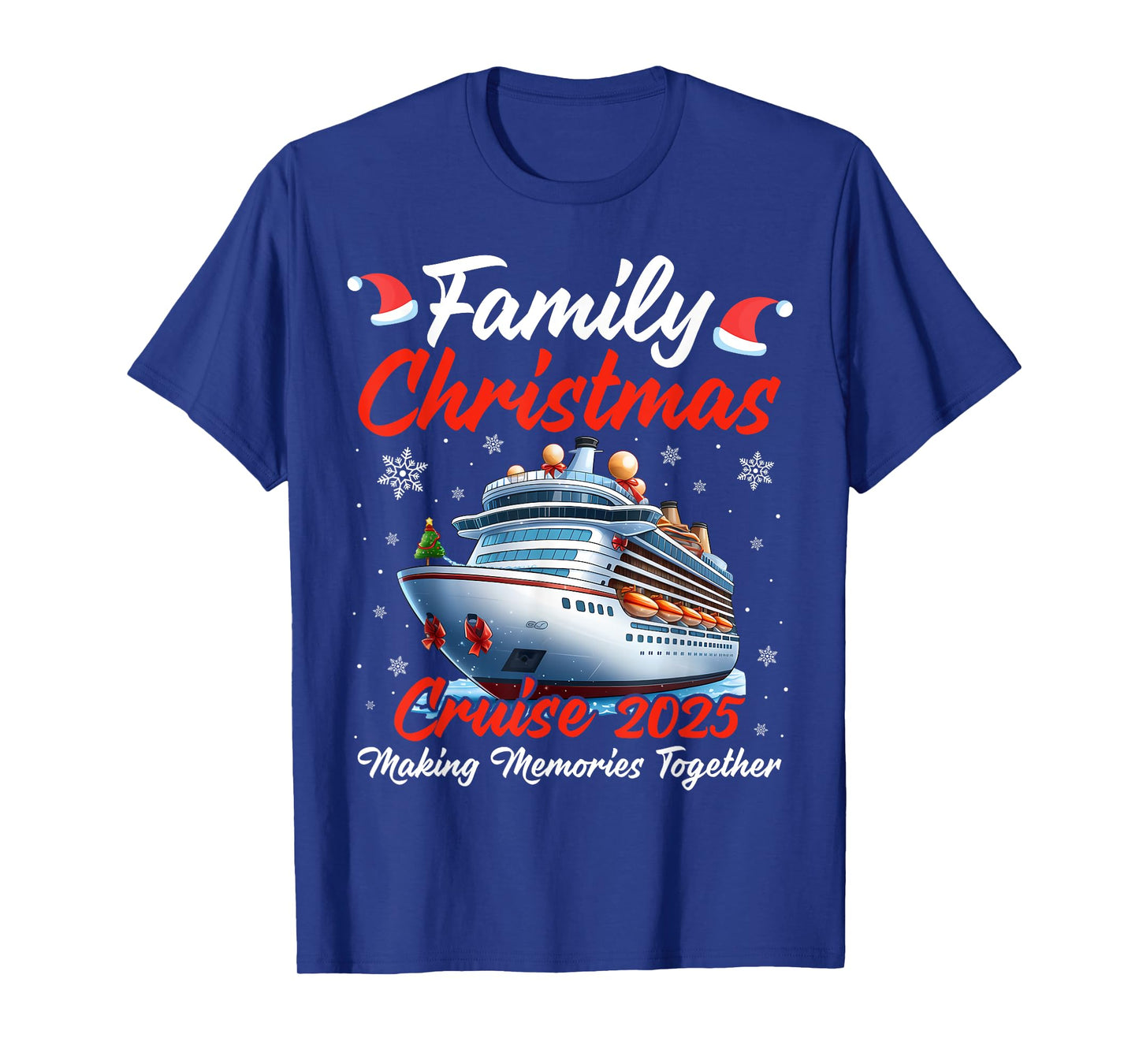 Family Christmas Cruise 2025 Making Memories Reunion Trip T-Shirt