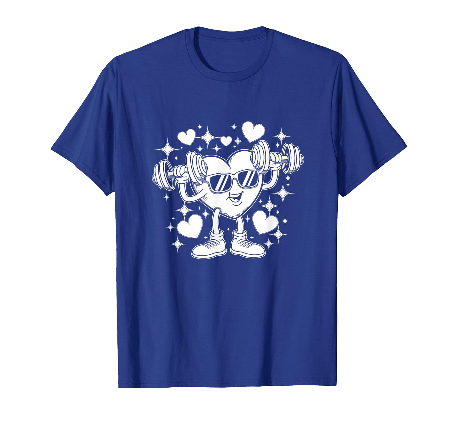 Funny Heart Weightlifting Deadlift Fitness Couple T-Shirt