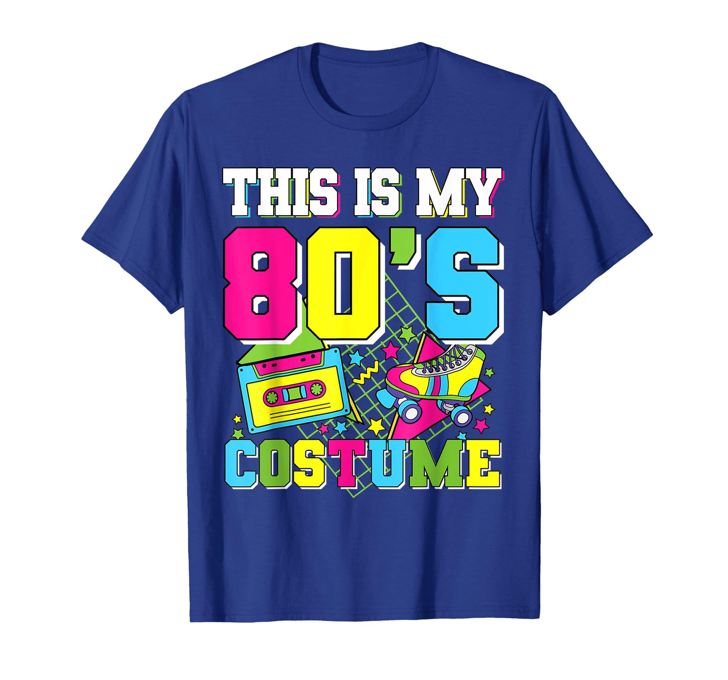 Retro This is My 80s Costume 80's Eighties Party Men Women T-Shirt