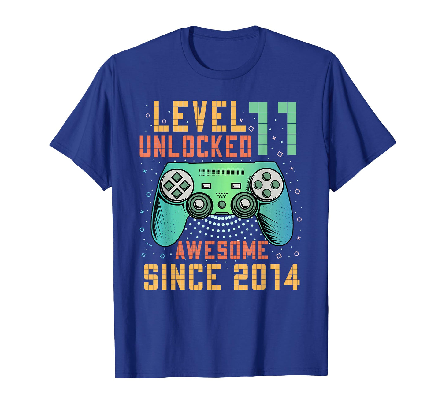 Level 11 Unlocked 11th Birthday 11 Year Old Boy Gifts Gaming T-Shirt
