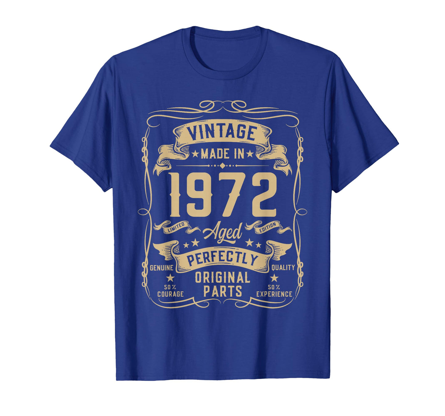 Vintage 1972 53yr 53rd Birthday Gifts for Men 53 Years Old T-Shirt