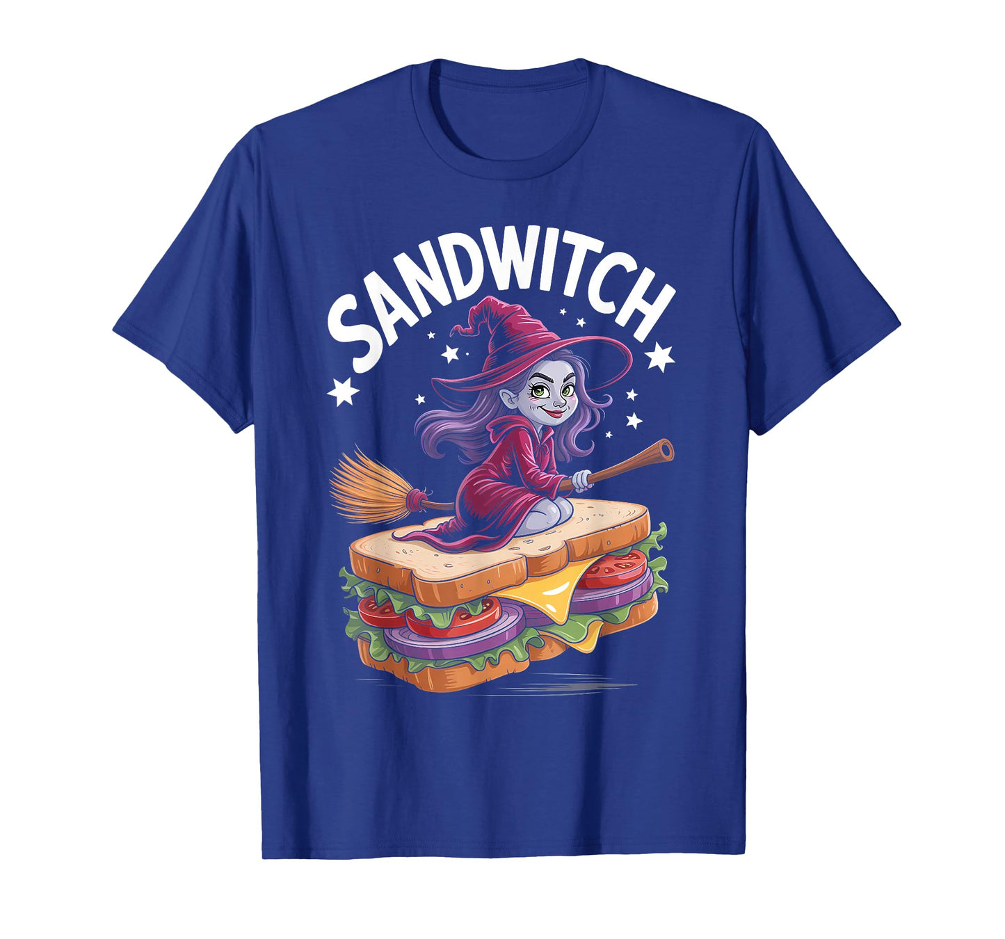 Sandwitch Funny Witch Halloween Food Pun T-Shirt