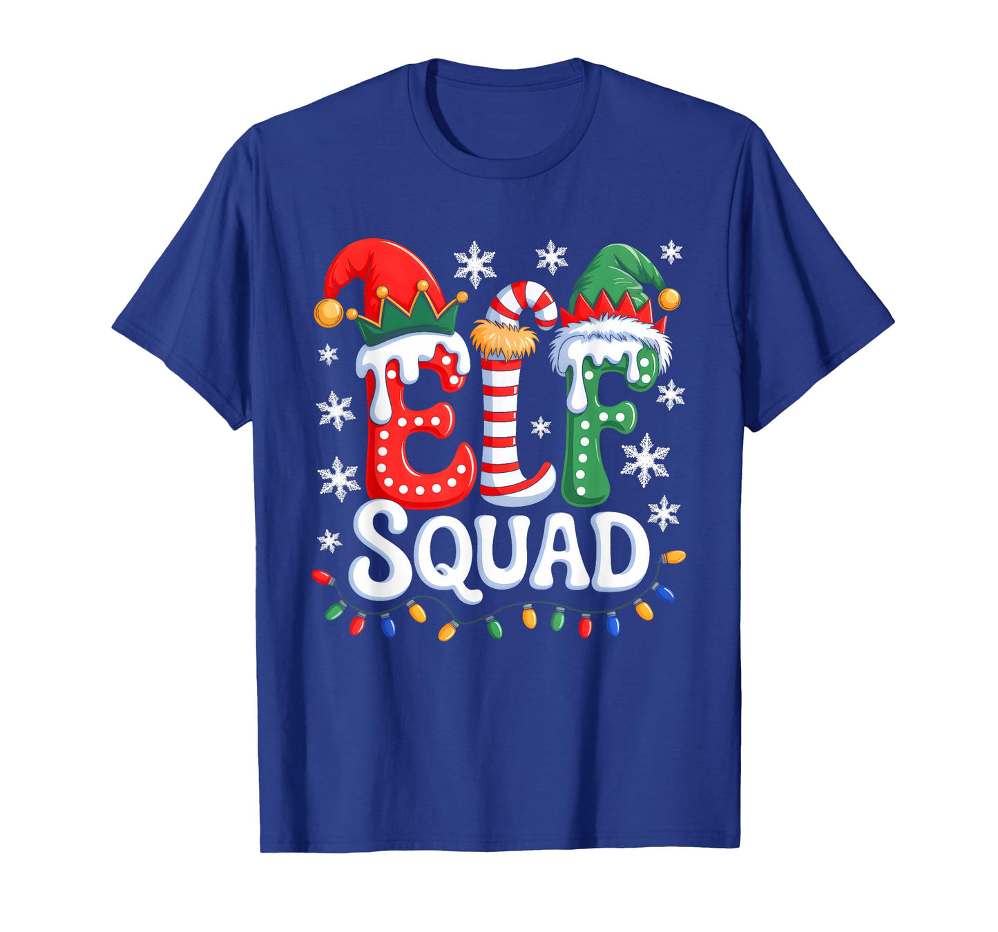 Groovy Elf Squad Elf Family Christmas Matching Pajamas Xmas T-Shirt