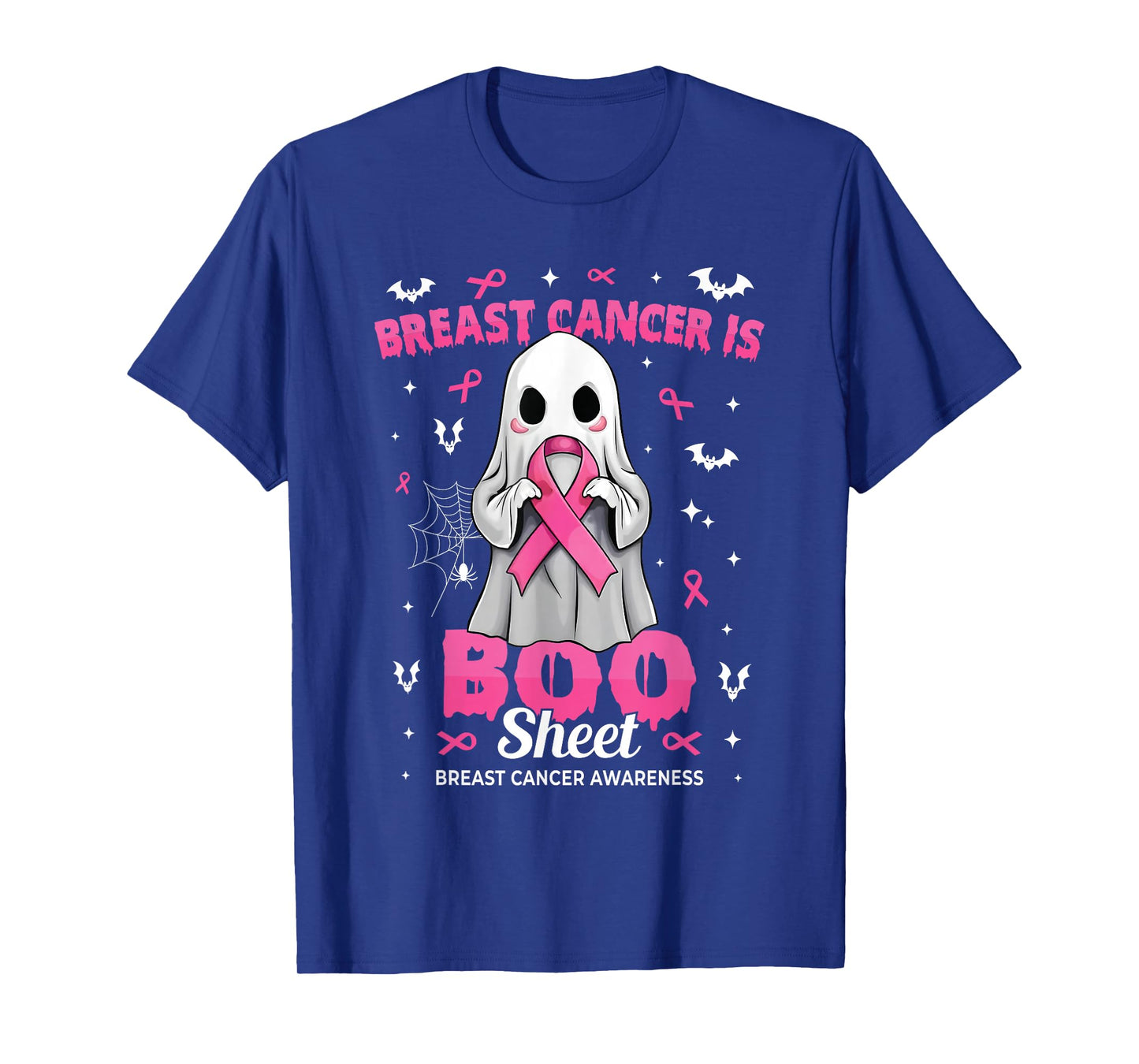 Breast Cancer is Boo Sheet Halloween Breast Cancer Ghost T-Shirt