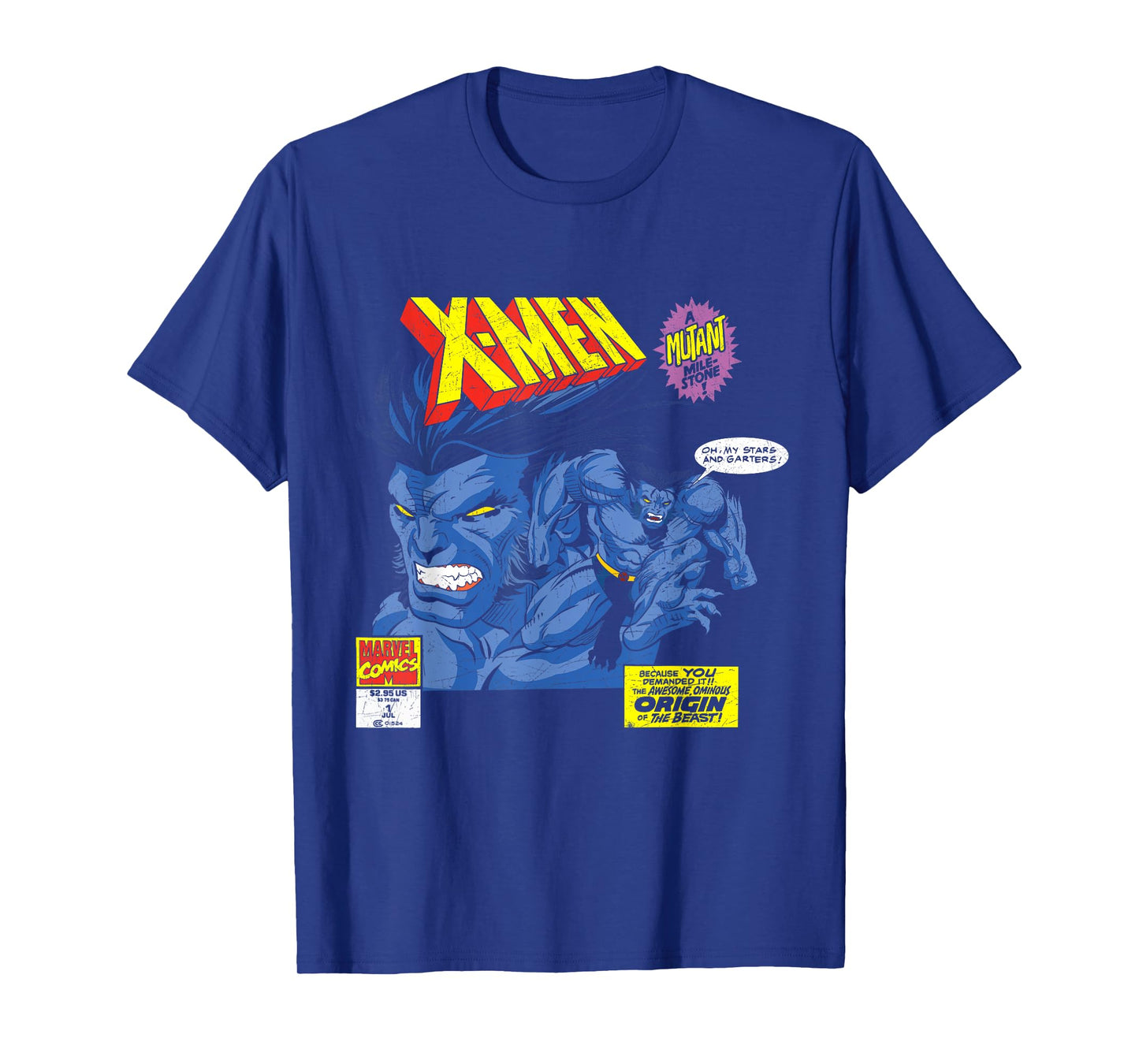Marvel X-Men The Beast A Mutant Milestone Comic T-Shirt T-Shirt