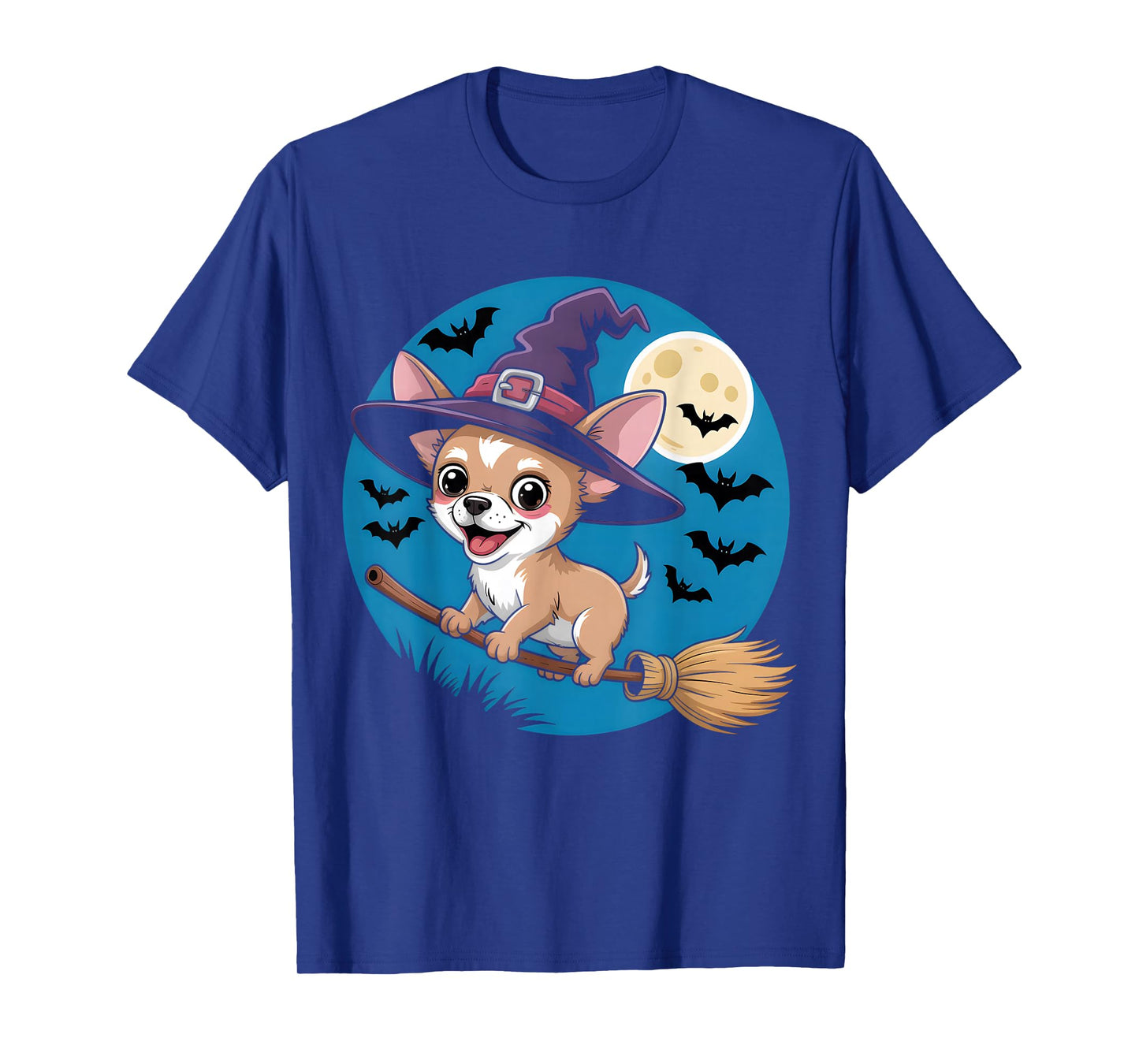 Chihuahua Witch Halloween T-Shirt