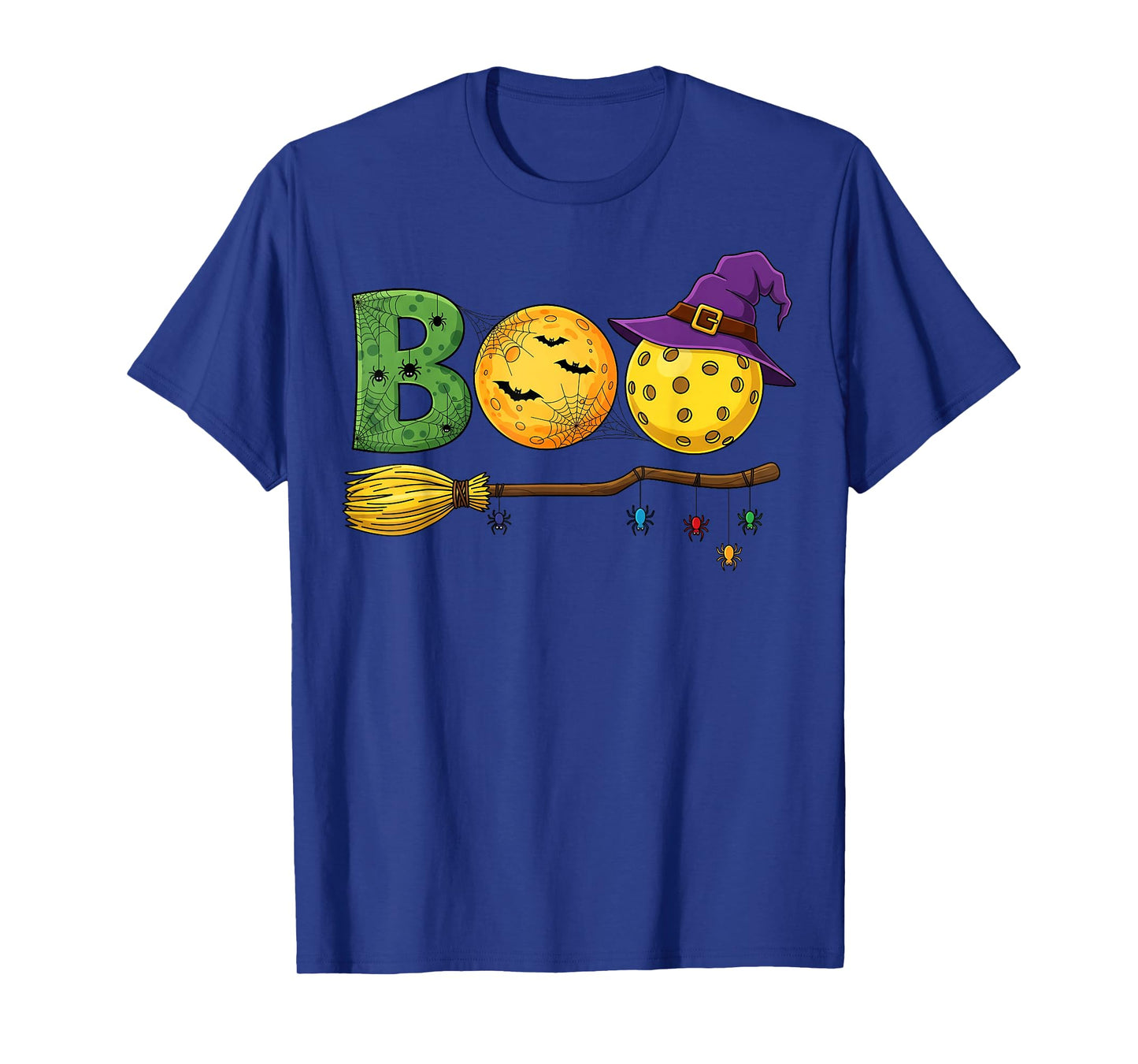 Pickleball Halloween Boo Court Vibes Trick or Treat T-Shirt