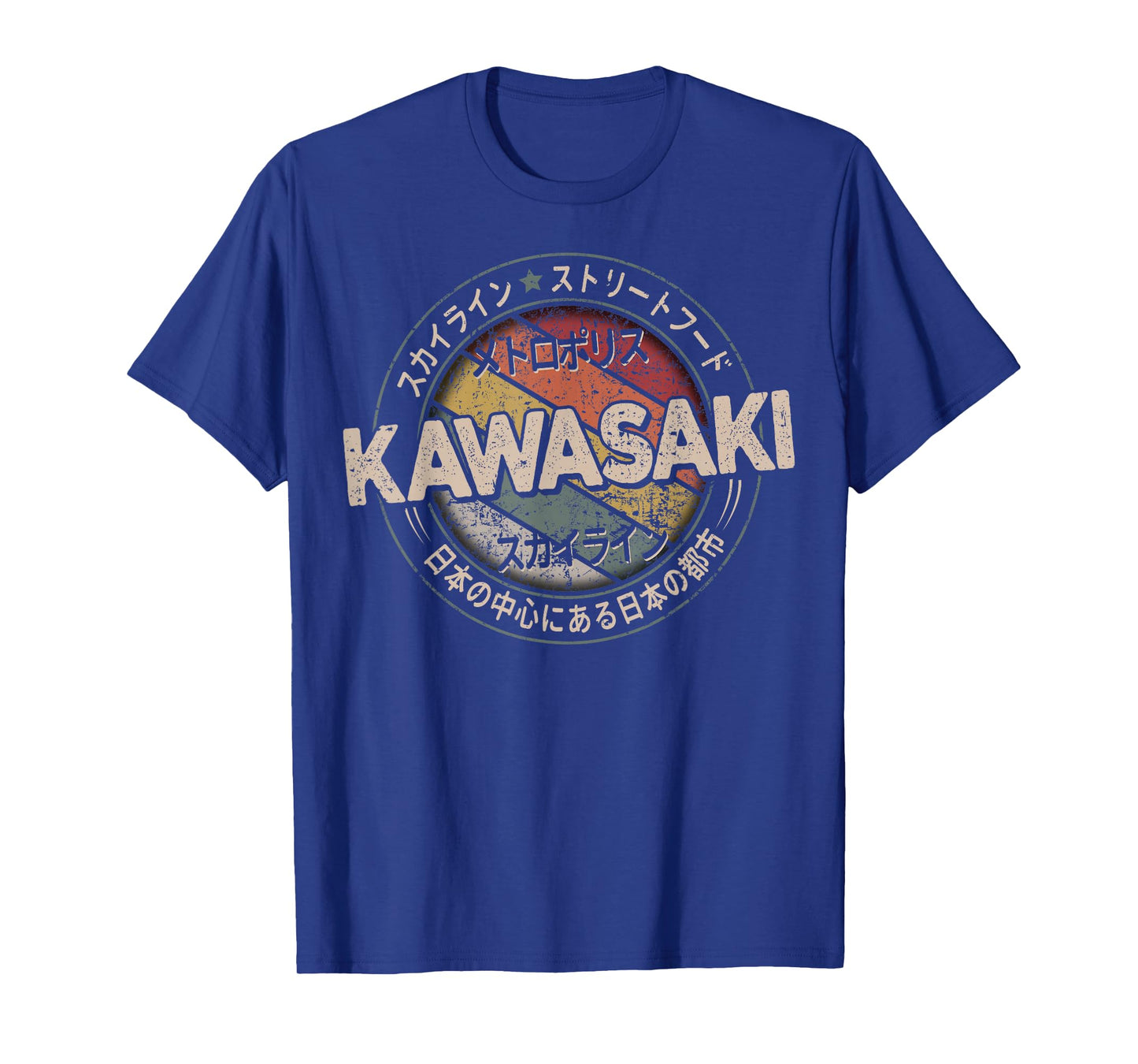 Kawasaki City 90s Retro Japan Aesthetics 80s Kawasaki T-Shirt