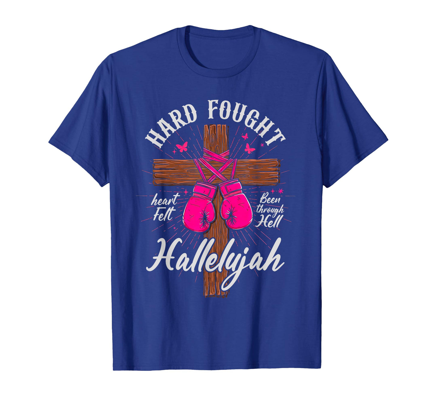 Brandon Hard Fought Hallelujah Praise Jesus for Women Men T-Shirt