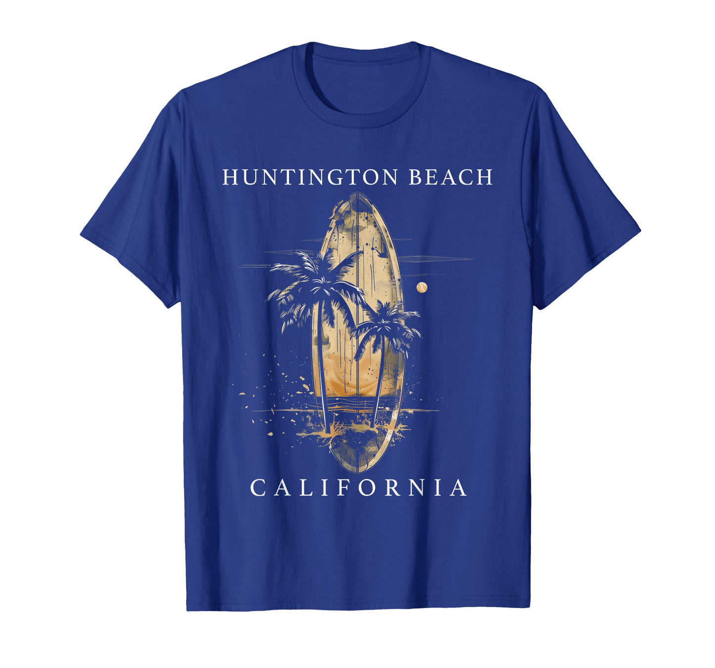 Huntington Beach California Surf Vintage Surfing Surfer T-Shirt for Men Women Kids
