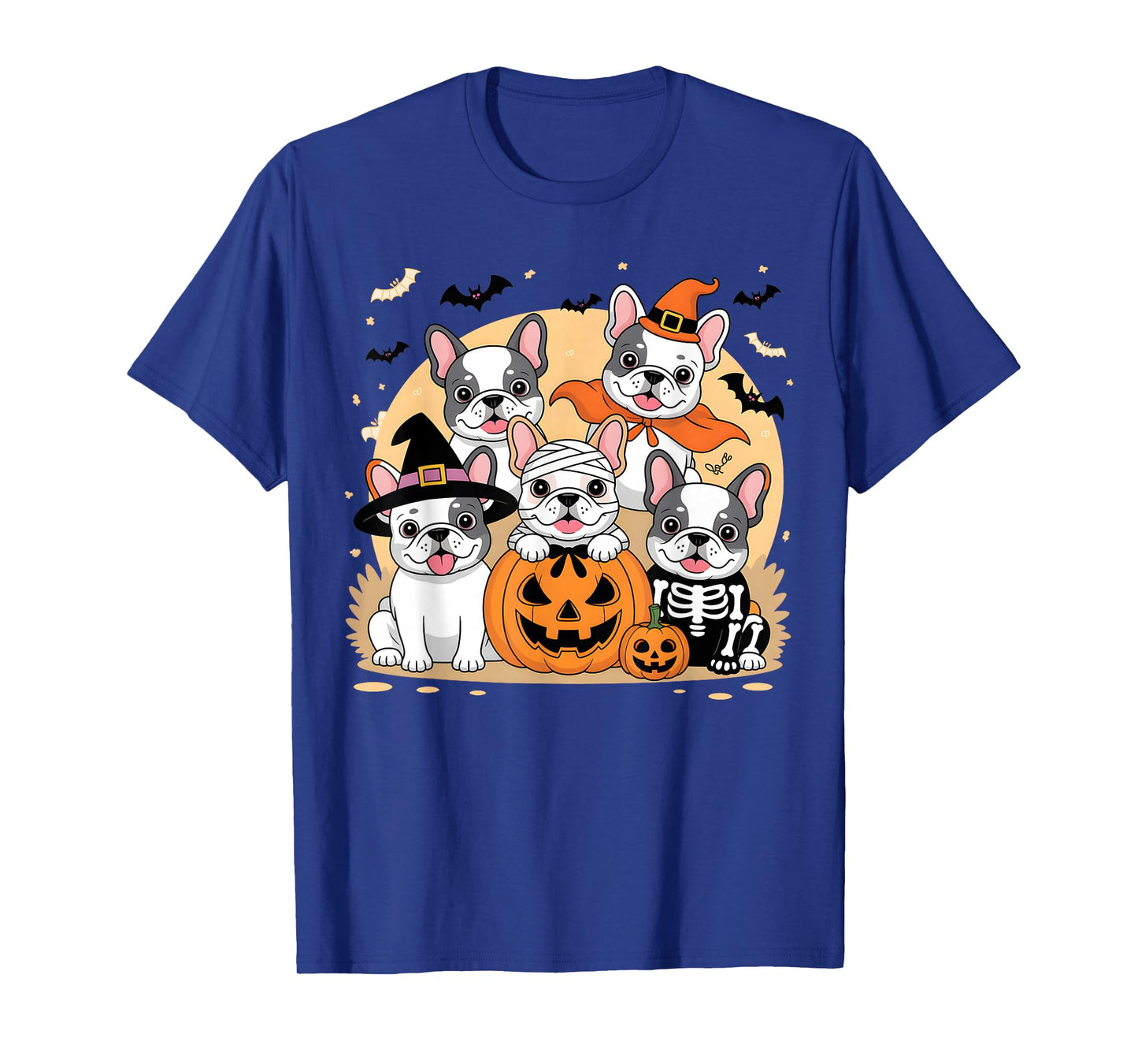 Mummy French Bulldog Halloween French Bulldog Witch Dog Mom T-Shirt