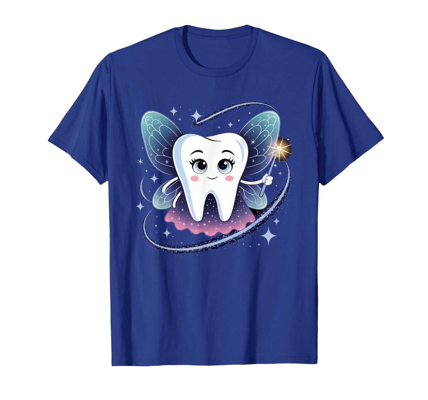 Tooth Fairy Costume Women Adult Teeth Carnival Dentist T-Shirt