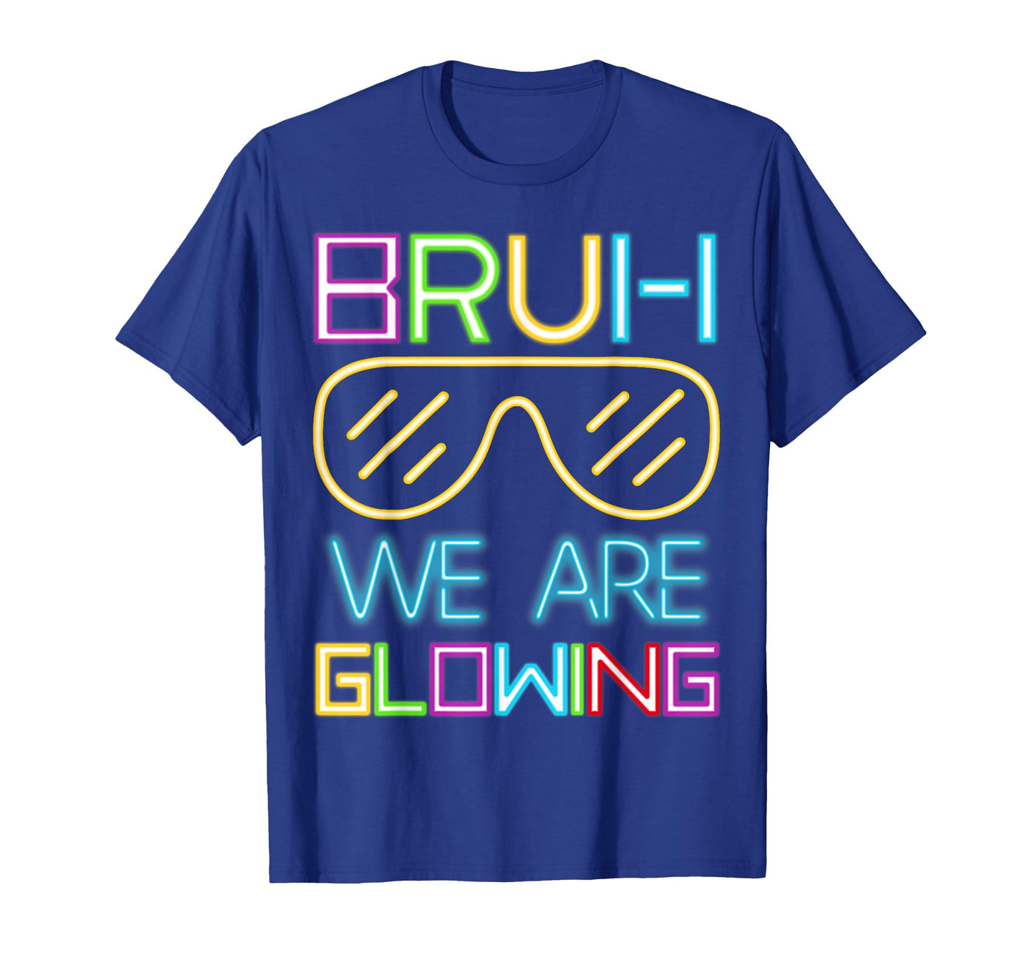 Bruh We Are Glowing In My Glowing Era Group Team Tie Dye T-Shirt