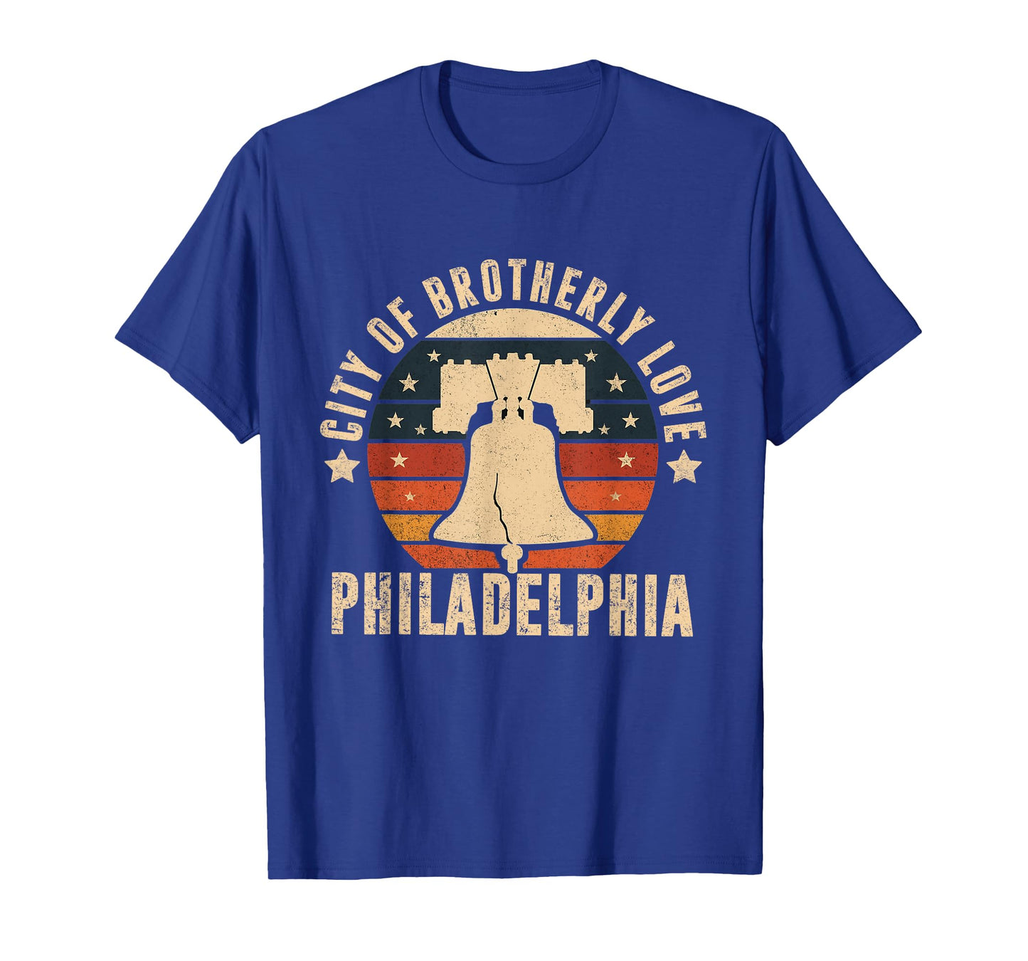 City Of Brotherly Love Philadelphia Vintage Library Bell T-Shirt